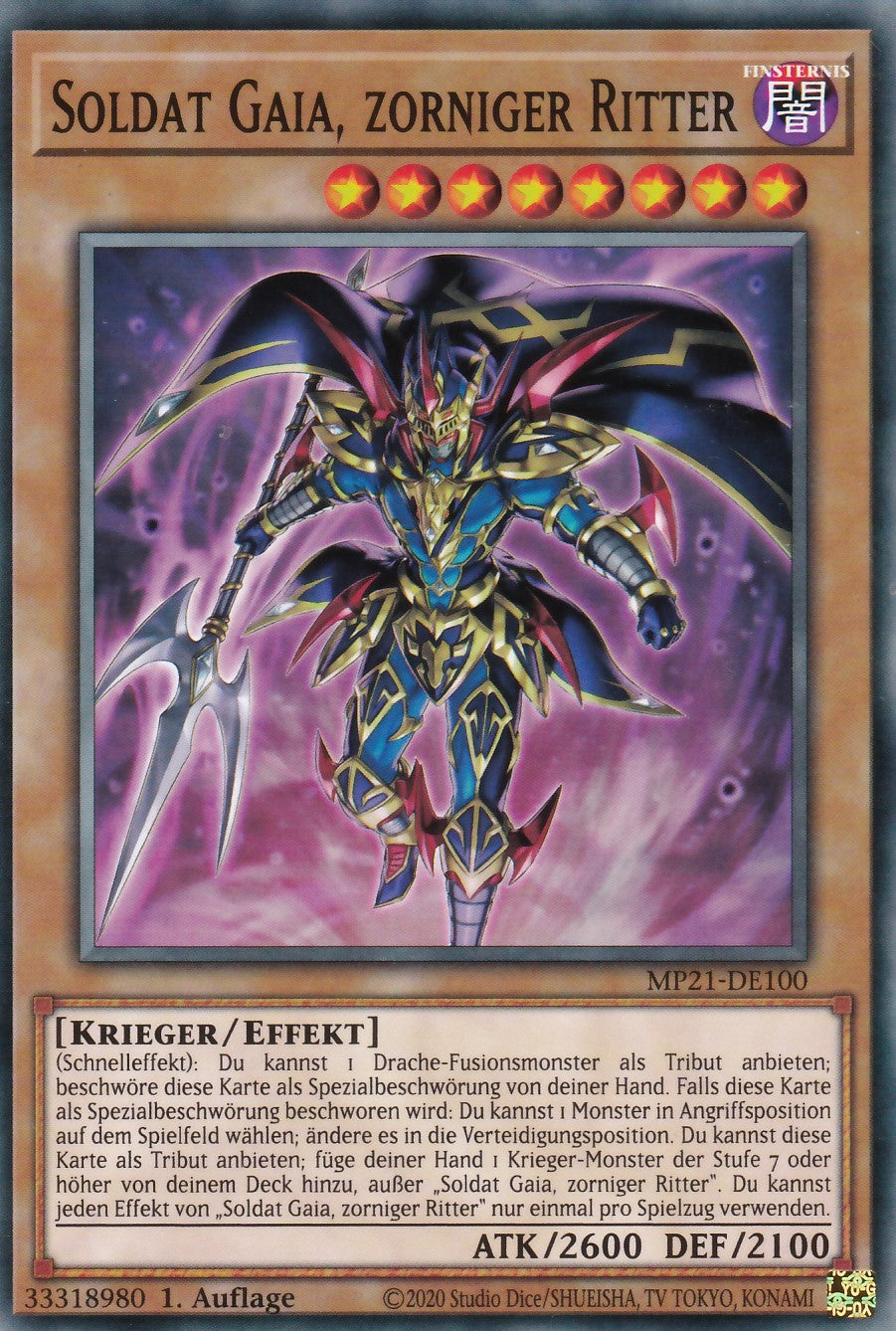 Soldat Gaia, zorniger Ritter - MP21-DE100 - Common - Deutsch - 1. Auflage - 2021 Tin of Ancient Battles