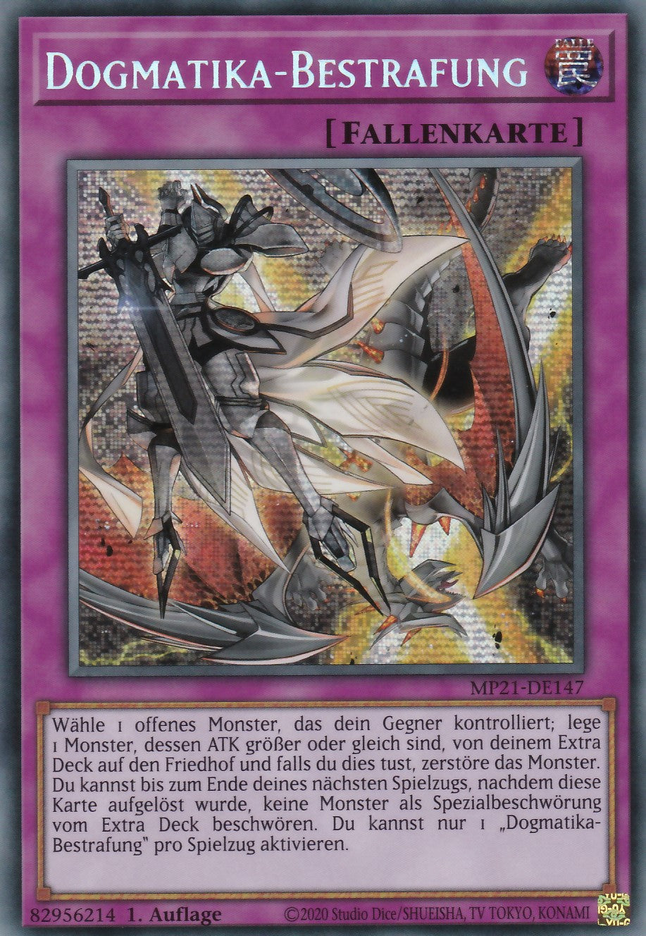 Dogmatika-Bestrafung - MP21-DE147 - Secret Rare - Deutsch - 1. Auflage - 2021 Tin of Ancient Battles