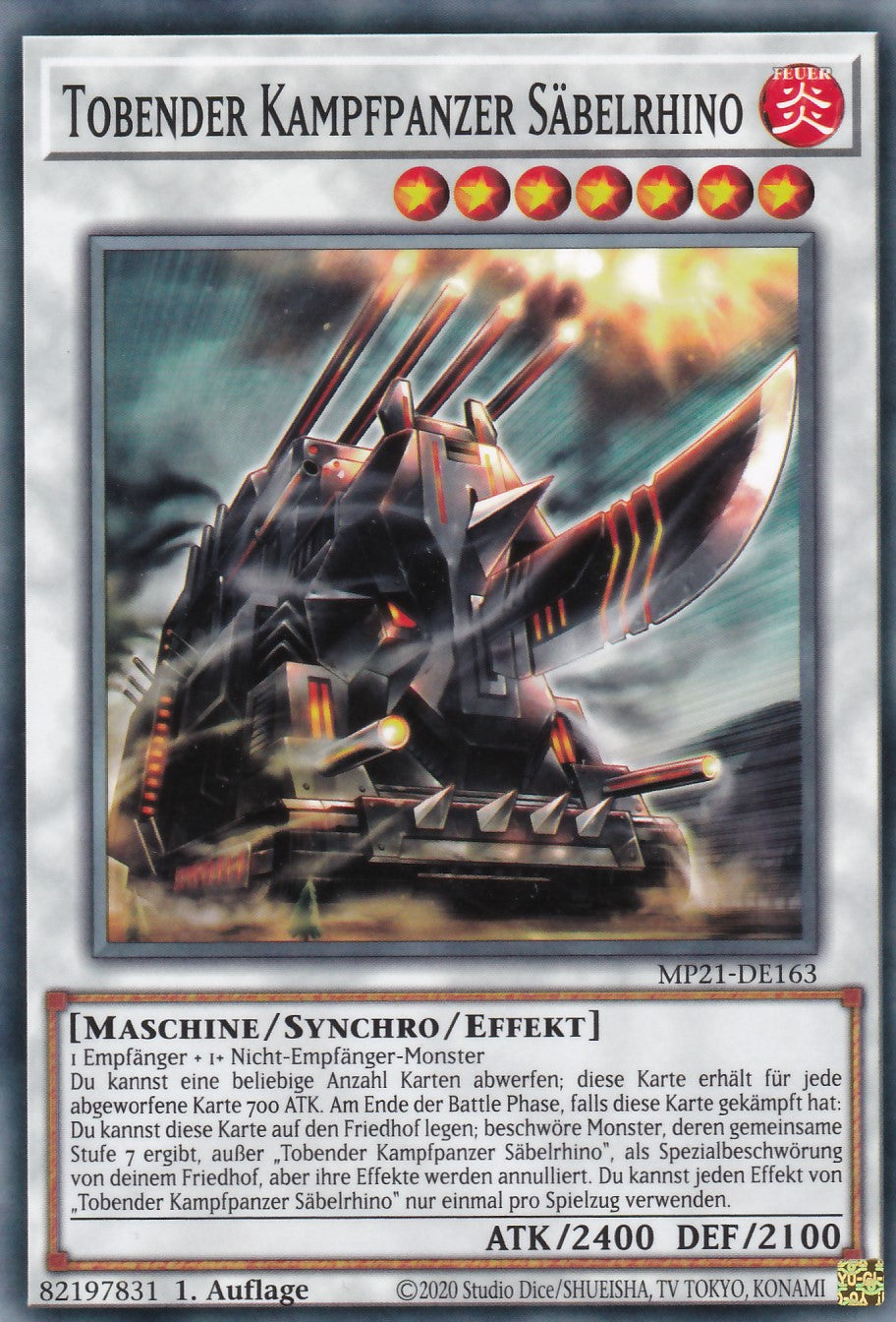 Tobender Kampfpanzer Säbelrhino - MP21-DE163 - Common - Deutsch - 1. Auflage - 2021 Tin of Ancient Battles