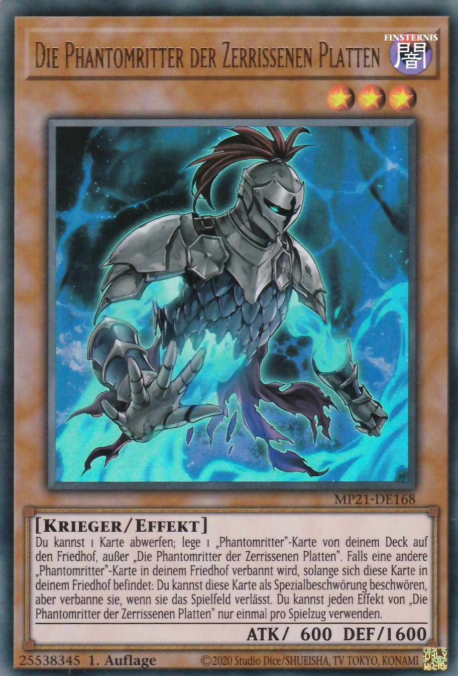 Die Phantomritter der Zerrissenen Platten - MP21-DE168 - Ultra Rare - Deutsch - 1. Auflage - 2021 Tin of Ancient Battles
