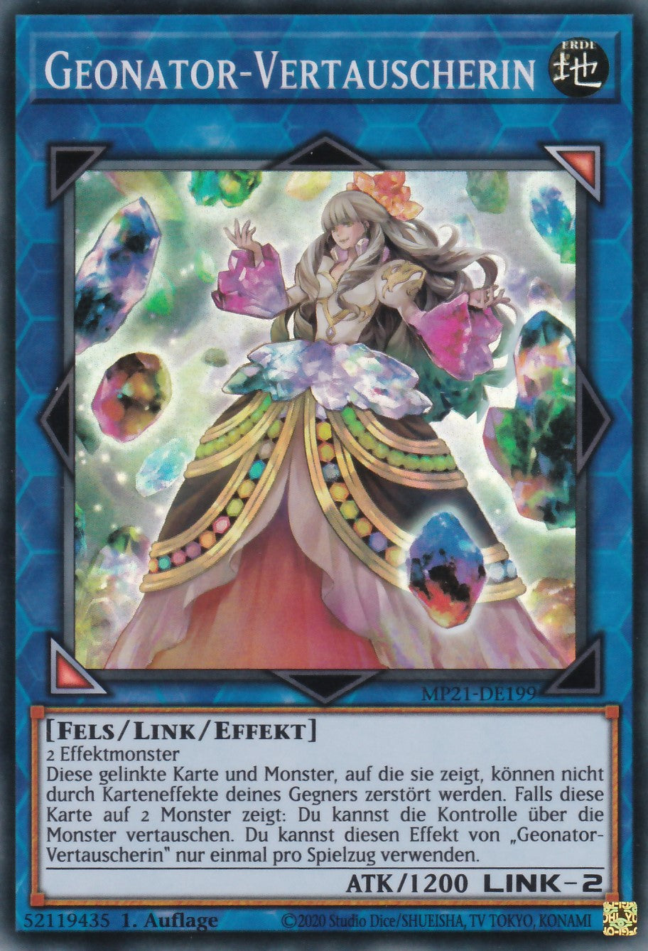 Geonator-Vertauscherin - MP21-DE199 - Super Rare - Deutsch - 1. Auflage - 2021 Tin of Ancient Battles