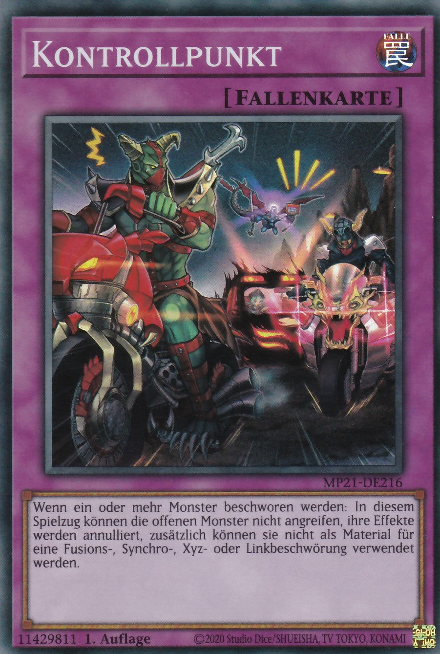 Kontrollpunkt - MP21-DE216 - Super Rare - Deutsch - 1. Auflage - 2021 Tin of Ancient Battles