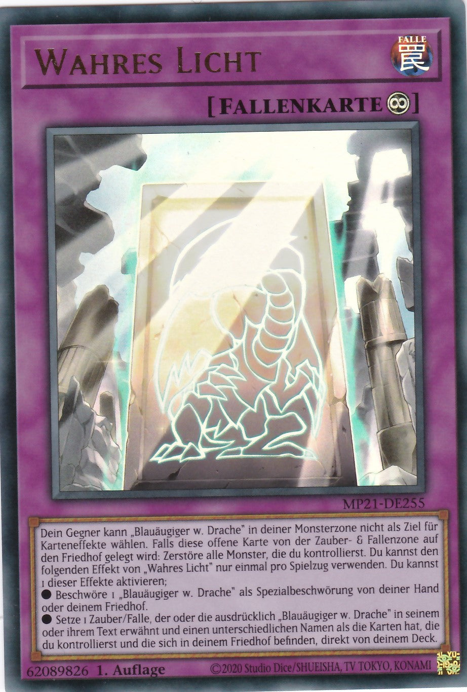 Wahres Licht - MP21-DE255 - Ultra Rare - Deutsch - 1. Auflage - 2021 Tin of Ancient Battles