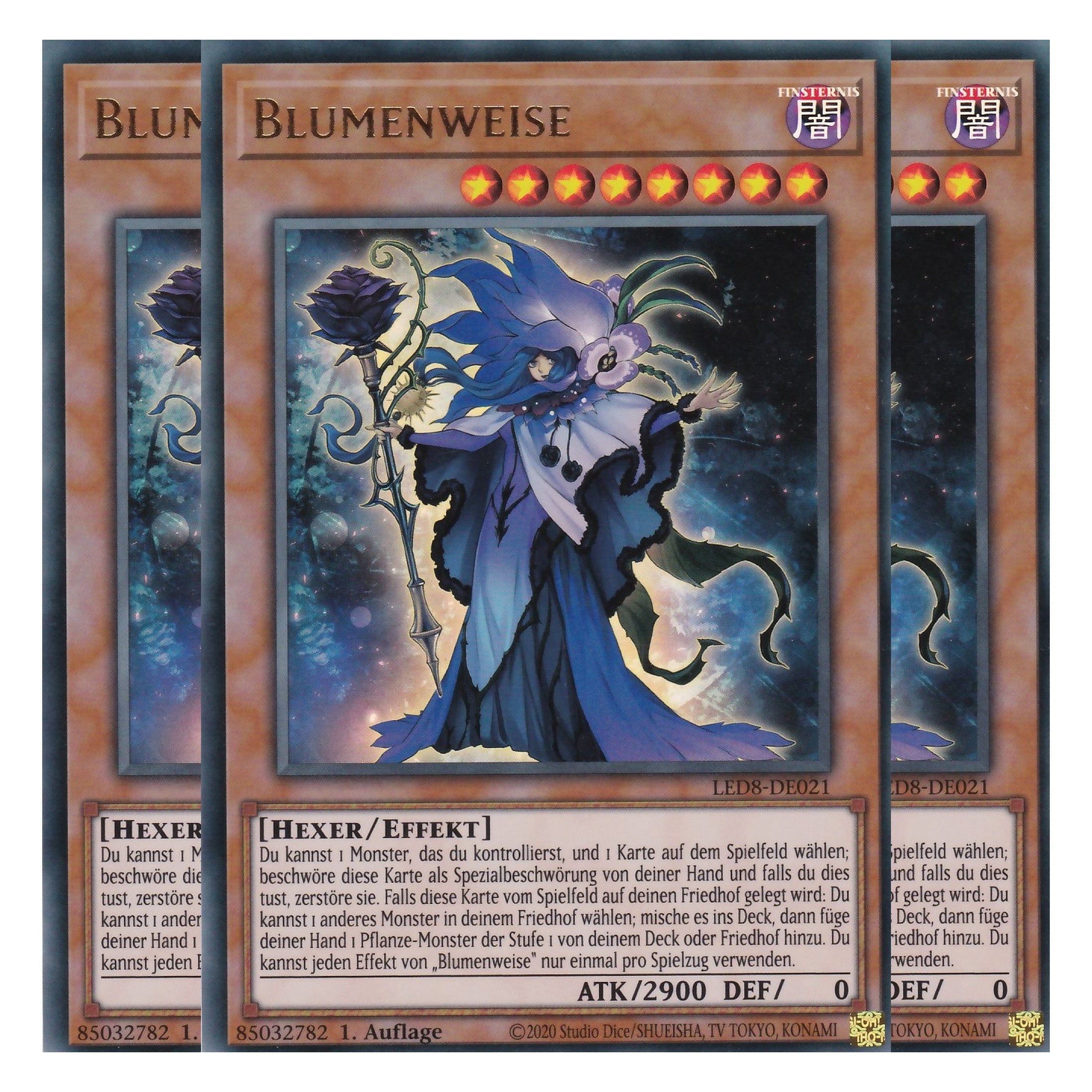 Blumenweise - LED8-DE021 - Ultra Rare - Deutsch - 1. Auflage - Legendary Duelists: Synchro Storm - Playset (3 Kopien)