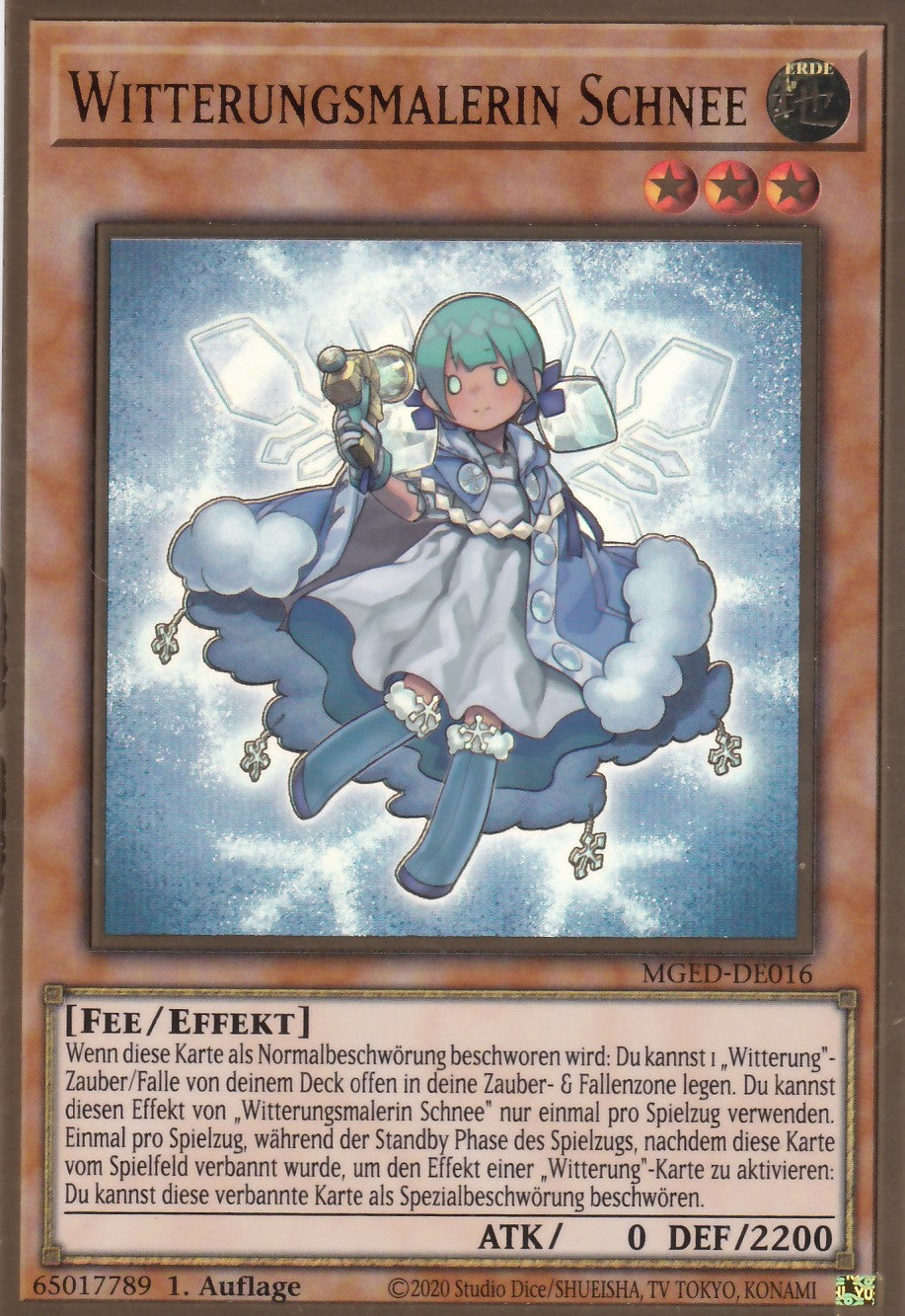 Witterungsmalerin Schnee - MGED-DE016 - Gold Rare - Reprint - Deutsch - Maximum Gold: El Dorado