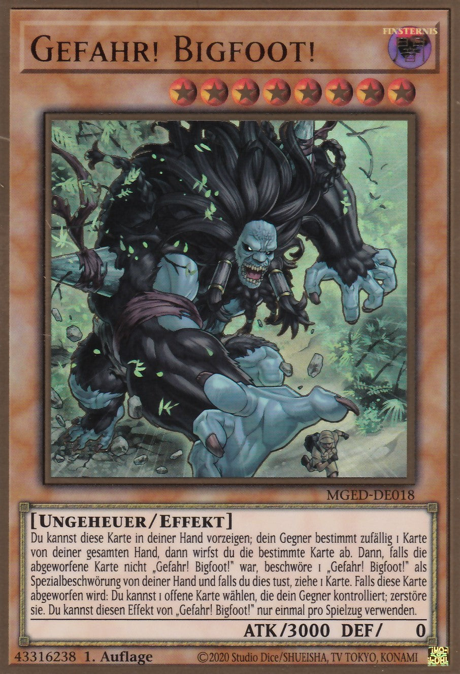 Gefahr! Bigfoot! - MGED-DE018 - Gold Rare - Reprint - Deutsch - Maximum Gold: El Dorado