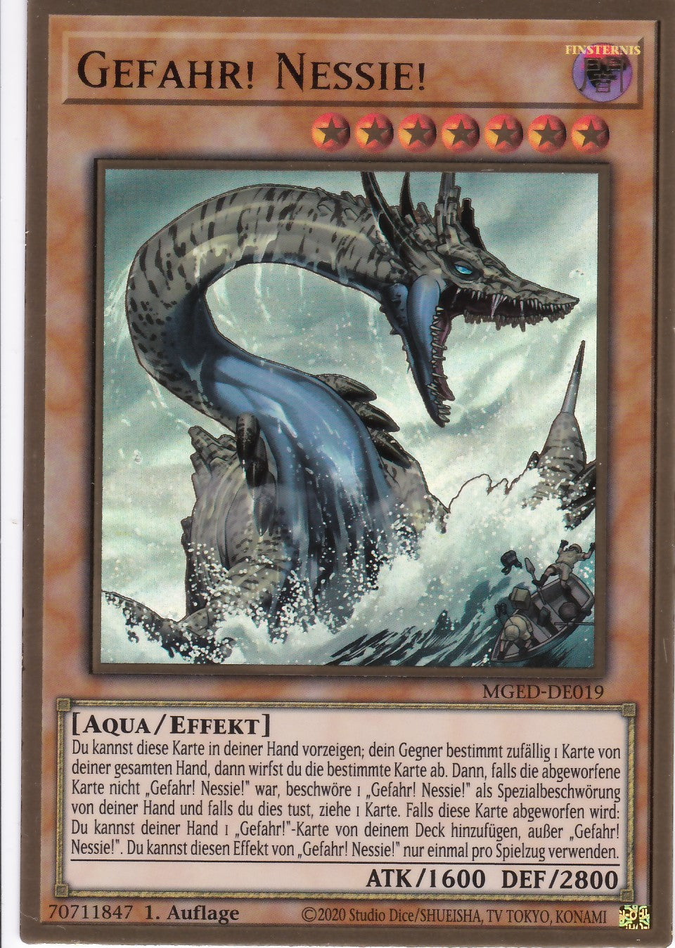 Gefahr! Nessie! - MGED-DE019 - Gold Rare - Reprint - Deutsch - Maximum Gold: El Dorado