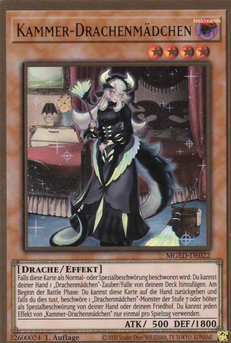 Kammer-Drachenmädchen - MGED-DE022 - Gold Rare - Reprint - Deutsch - Maximum Gold: El Dorado