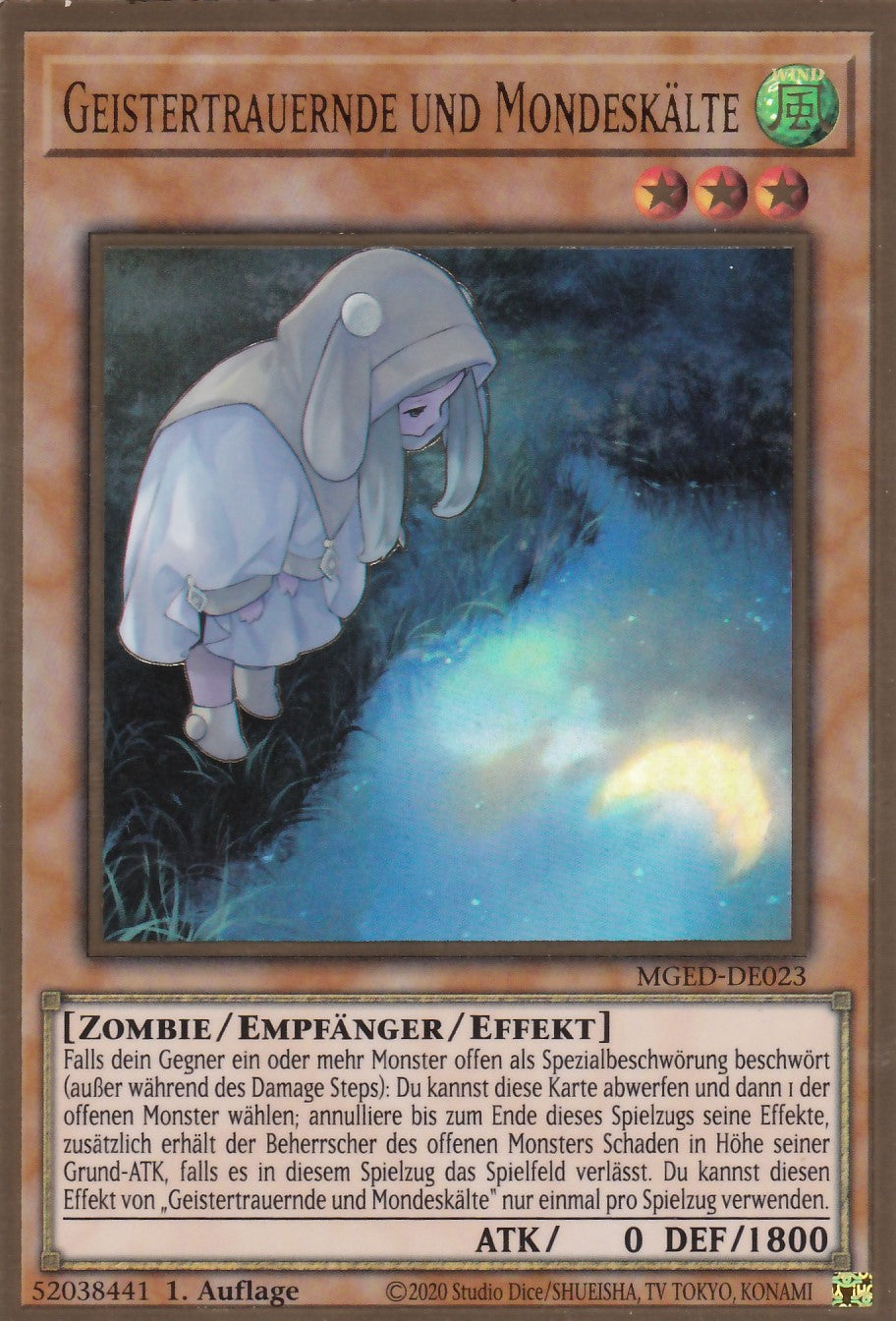 Geistertrauernde und Mondeskälte (V.2 - Premium Gold Rare) - MGED-DE023 - Gold Rare - Reprint - Deutsch - Maximum Gold: El Dorado