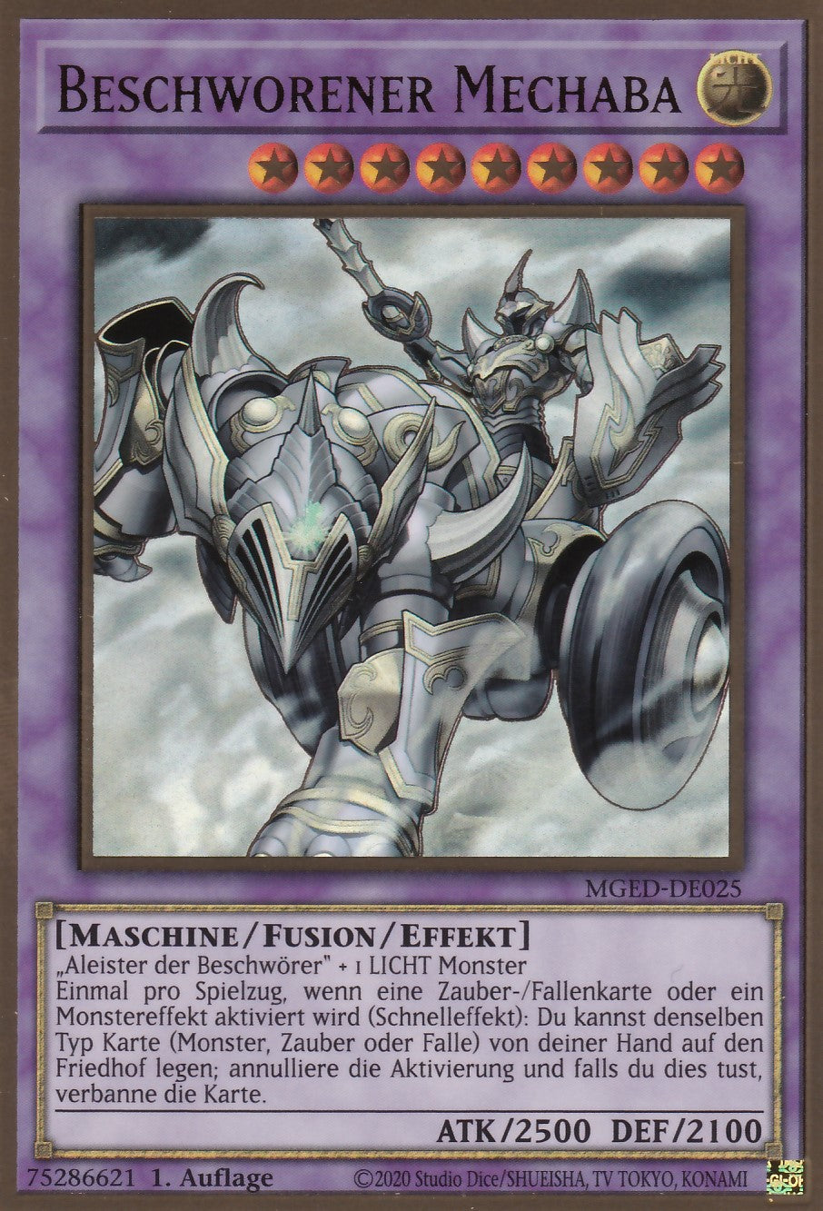 Beschworener Mechaba - MGED-DE025 - Gold Rare - Reprint - Deutsch - Maximum Gold: El Dorado