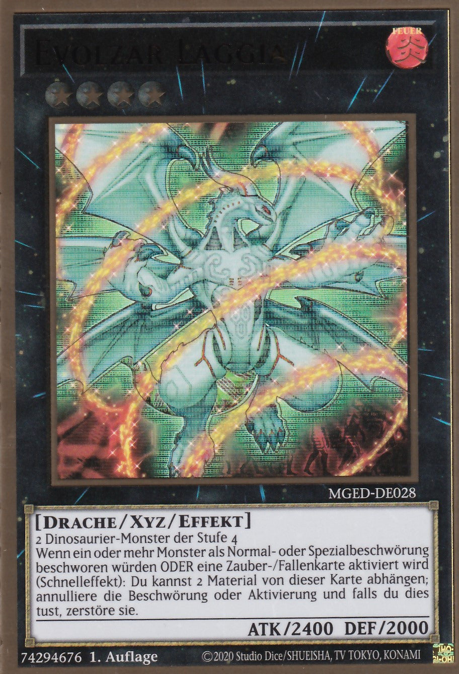 Evolzar Laggia - MGED-DE028 - Gold Rare - Reprint - Deutsch - Maximum Gold: El Dorado