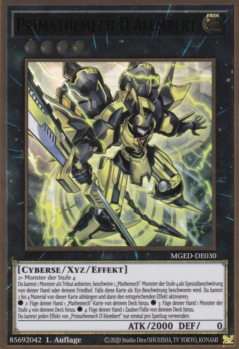 Primathemech D'Alembert - MGED-DE030 - Gold Rare - Reprint - Deutsch - Maximum Gold: El Dorado