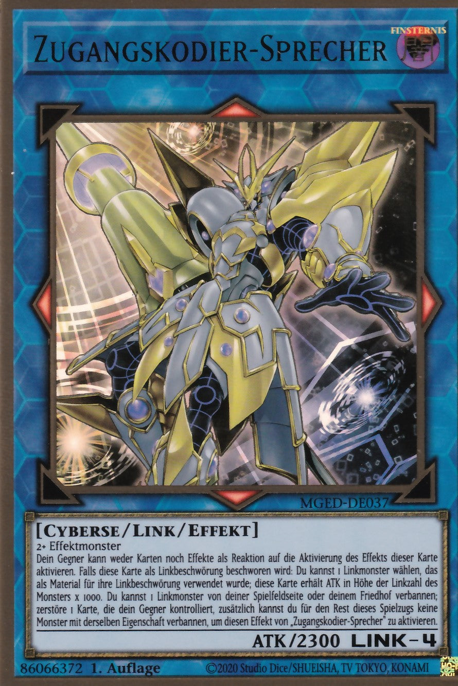 Zugangskodier-Sprecher - MGED-DE037 - Gold Rare - Reprint - Deutsch - Maximum Gold: El Dorado