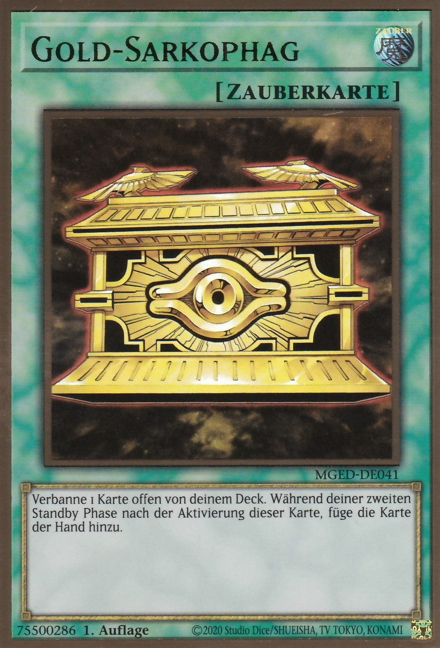 Gold-Sarkophag - MGED-DE041 - Gold Rare - Reprint - Deutsch - Maximum Gold: El Dorado