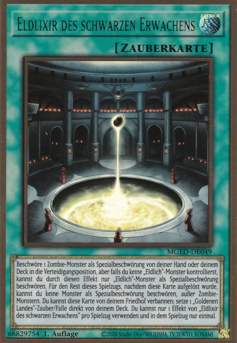 Eldlixir des schwarzen Erwachens - MGED-DE049 - Gold Rare - Reprint - Deutsch - Maximum Gold: El Dorado