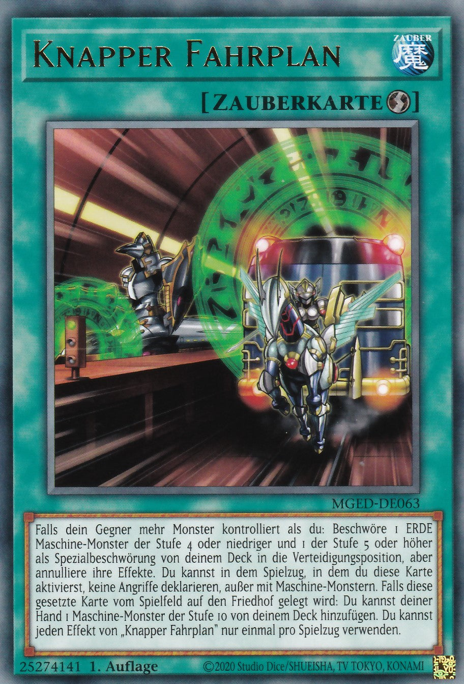 Knapper Fahrplan - MGED-DE063 - Rare - Reprint - Deutsch - Maximum Gold: El Dorado