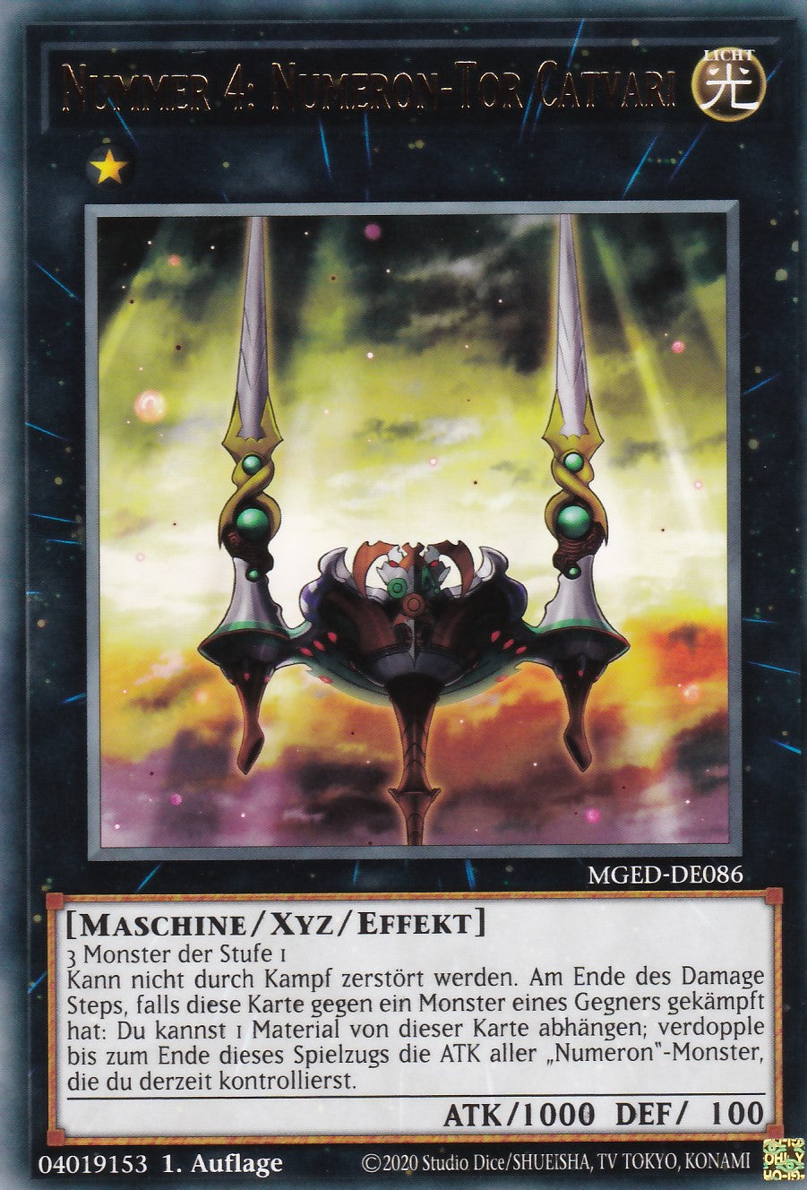 Nummer 4: Numeron-Tor Catvari - MGED-DE086 - Rare - Reprint - Deutsch - Maximum Gold: El Dorado