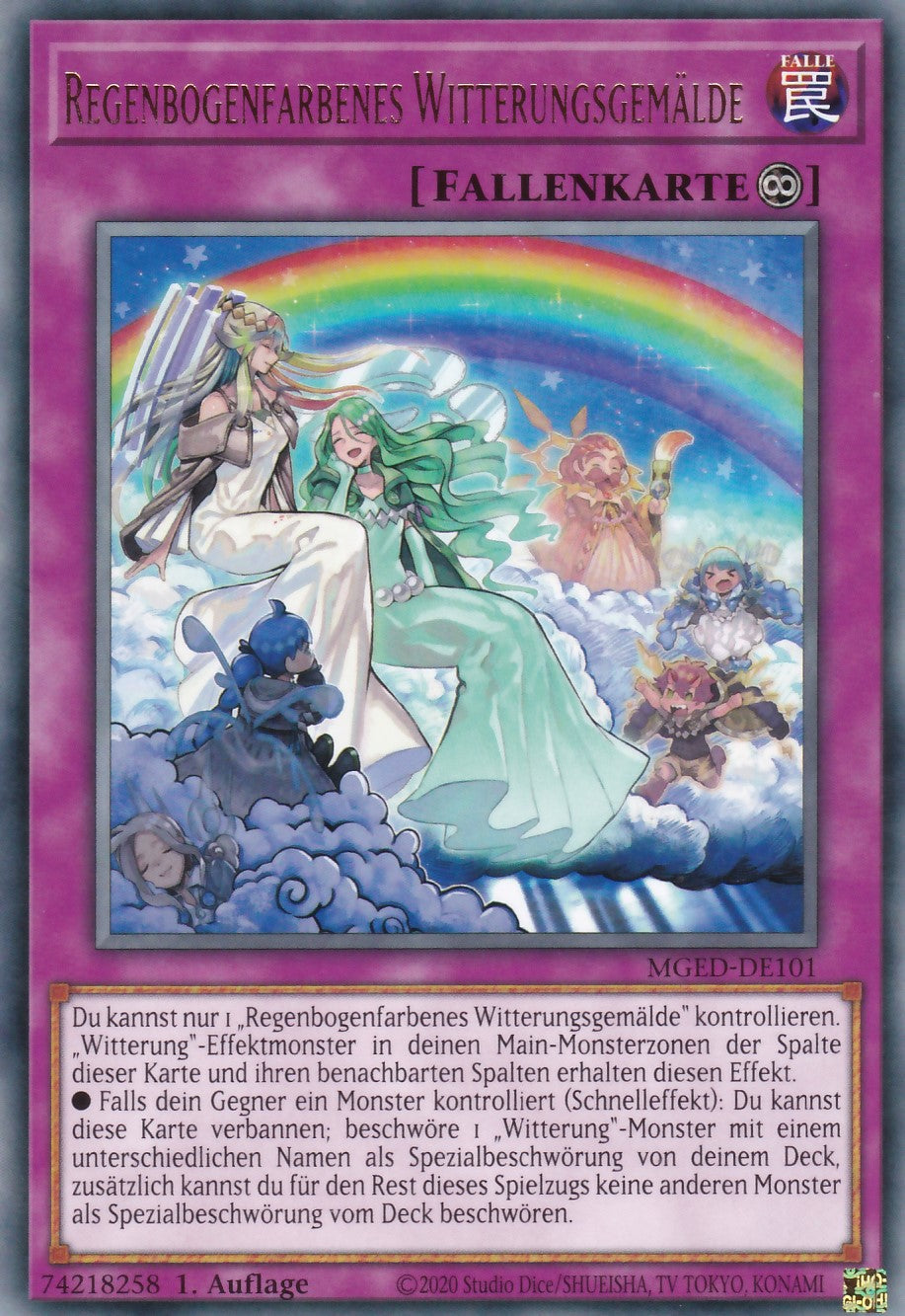 Regenbogenfarbenes Witterungsgemälde - MGED-DE101 - Rare - Reprint - Deutsch - Maximum Gold: El Dorado