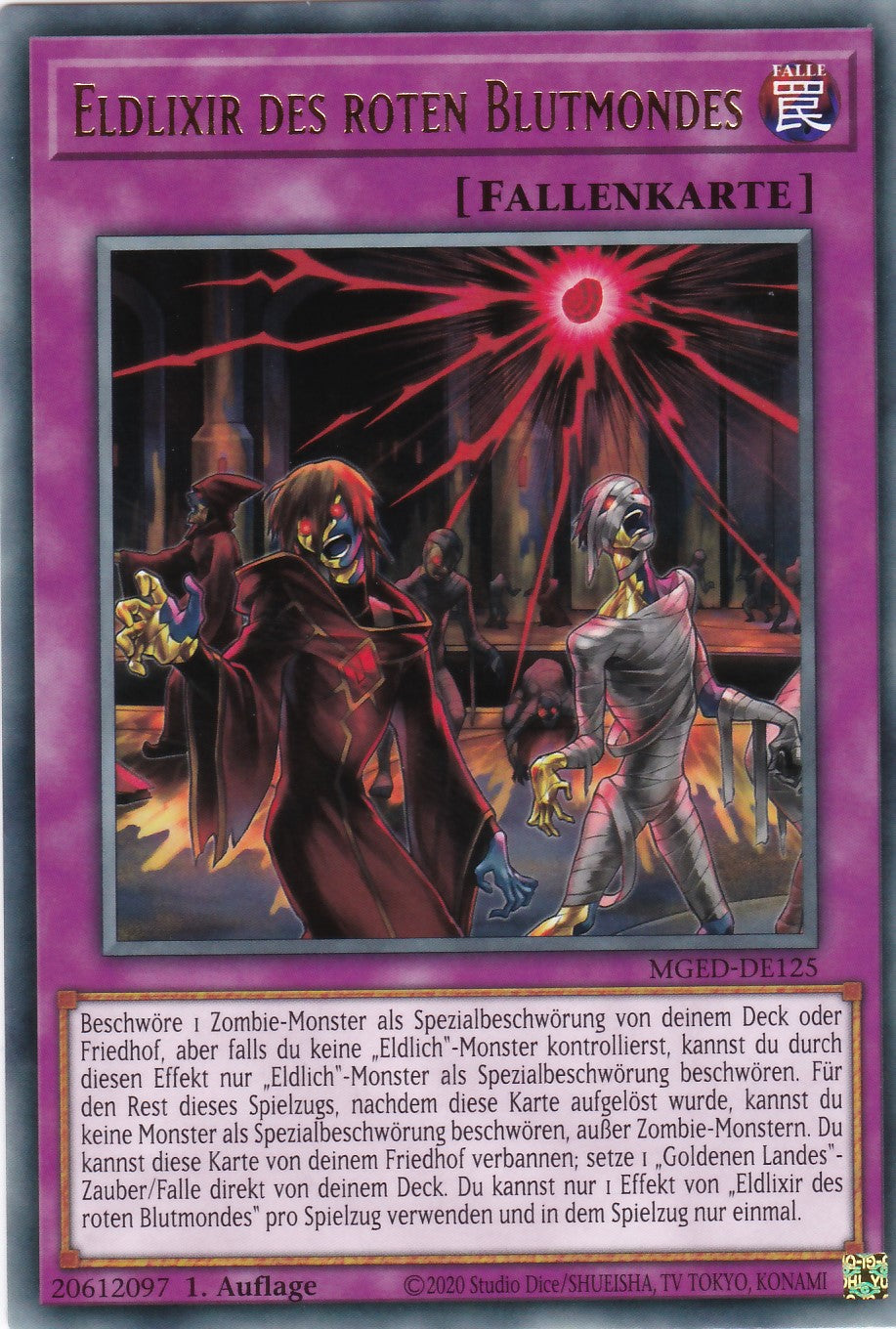 Eldlixir des roten Blutmondes - MGED-DE125 - Rare - Reprint - Deutsch - Maximum Gold: El Dorado