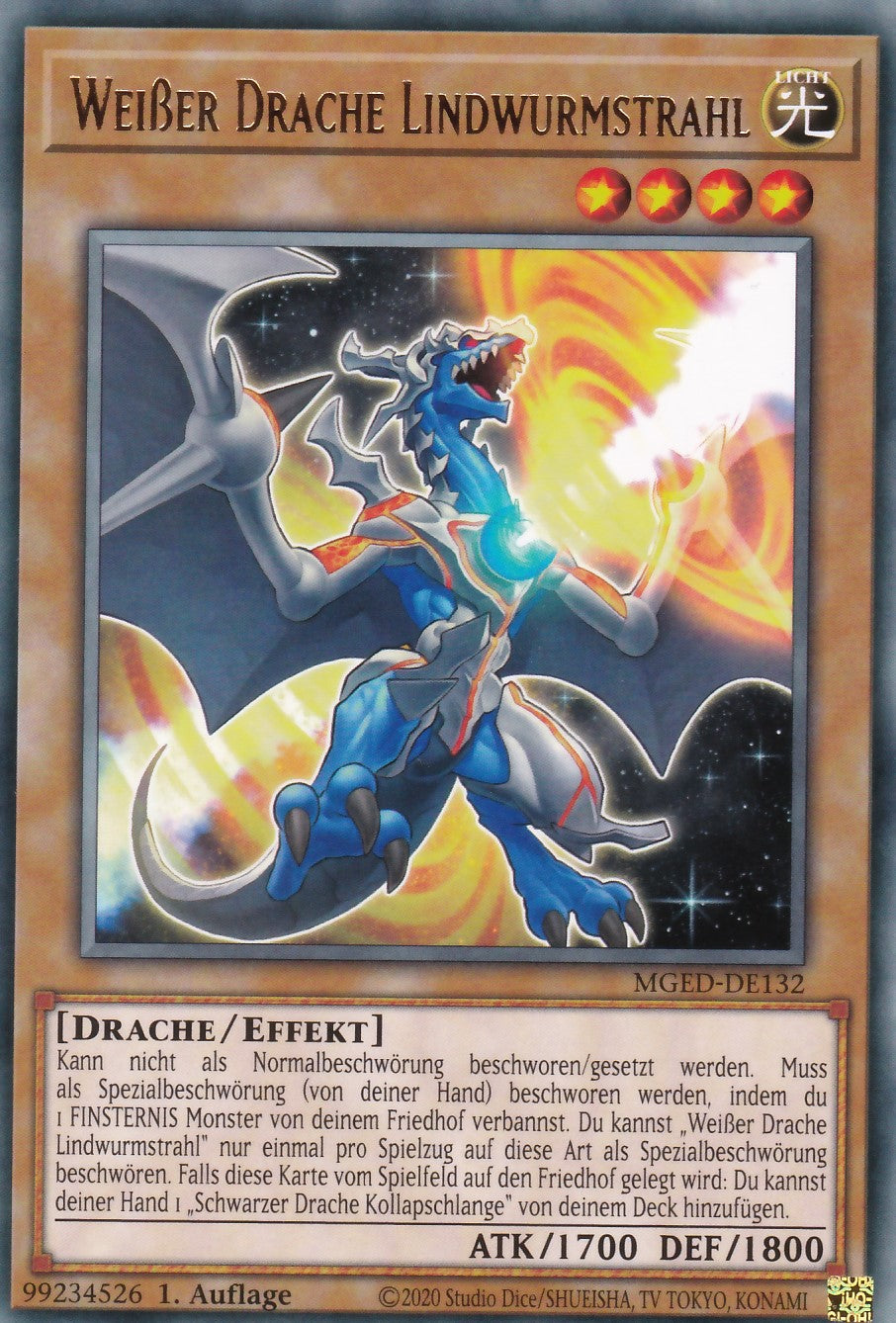 Weißer Drache Lindwurmstrahl - MGED-DE132 - Rare - Reprint - Deutsch - Maximum Gold: El Dorado