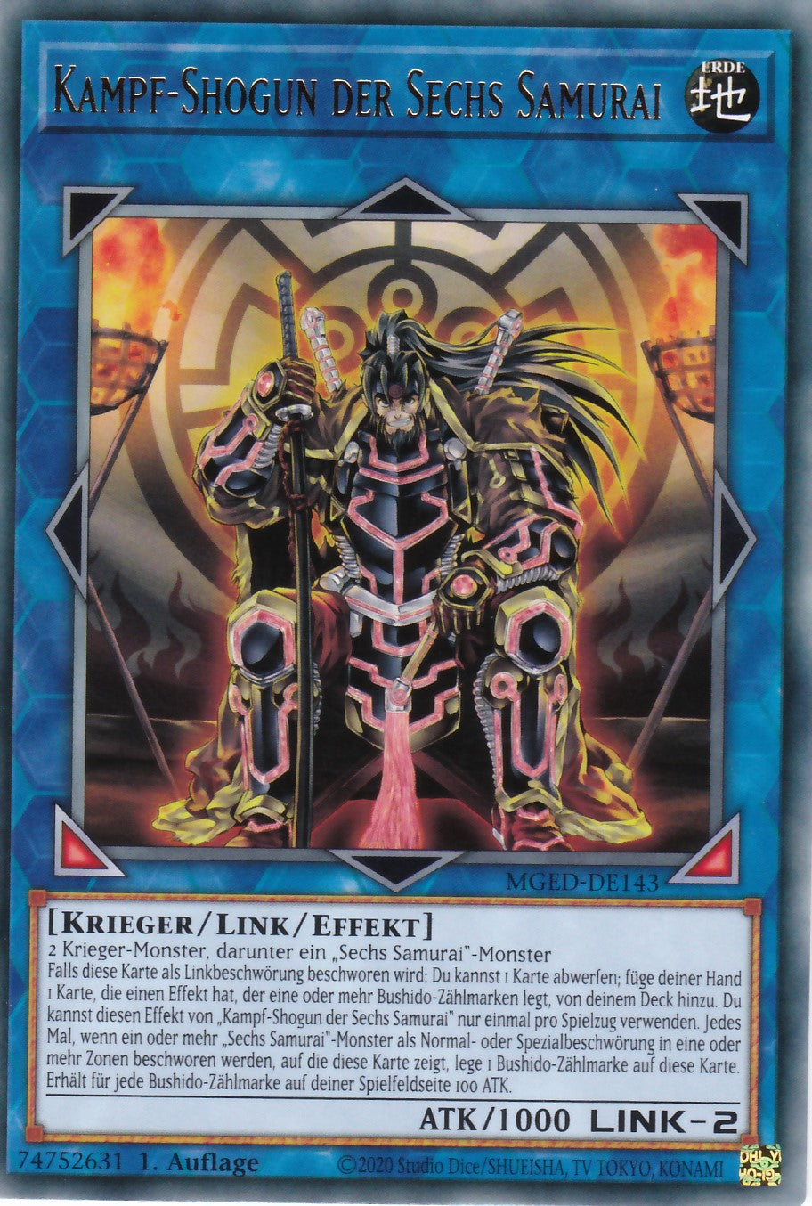 Kampf-Shogun der Sechs Samurai - MGED-DE143 - Rare - Reprint - Deutsch - Maximum Gold: El Dorado