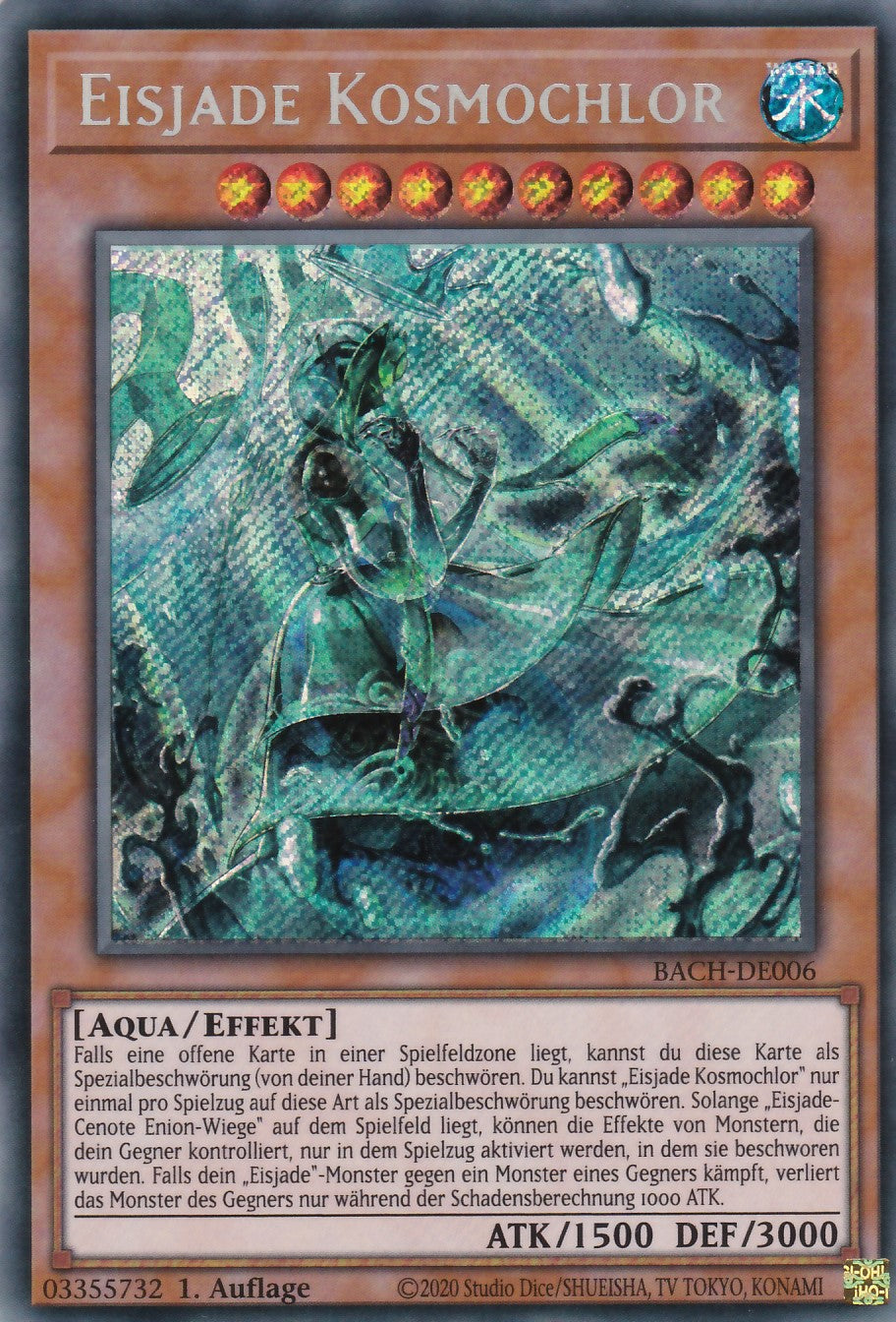 Eisjade Kosmochlor - BACH-DE006 - Secret Rare - Deutsch - 1. Auflage - Battle of Chaos