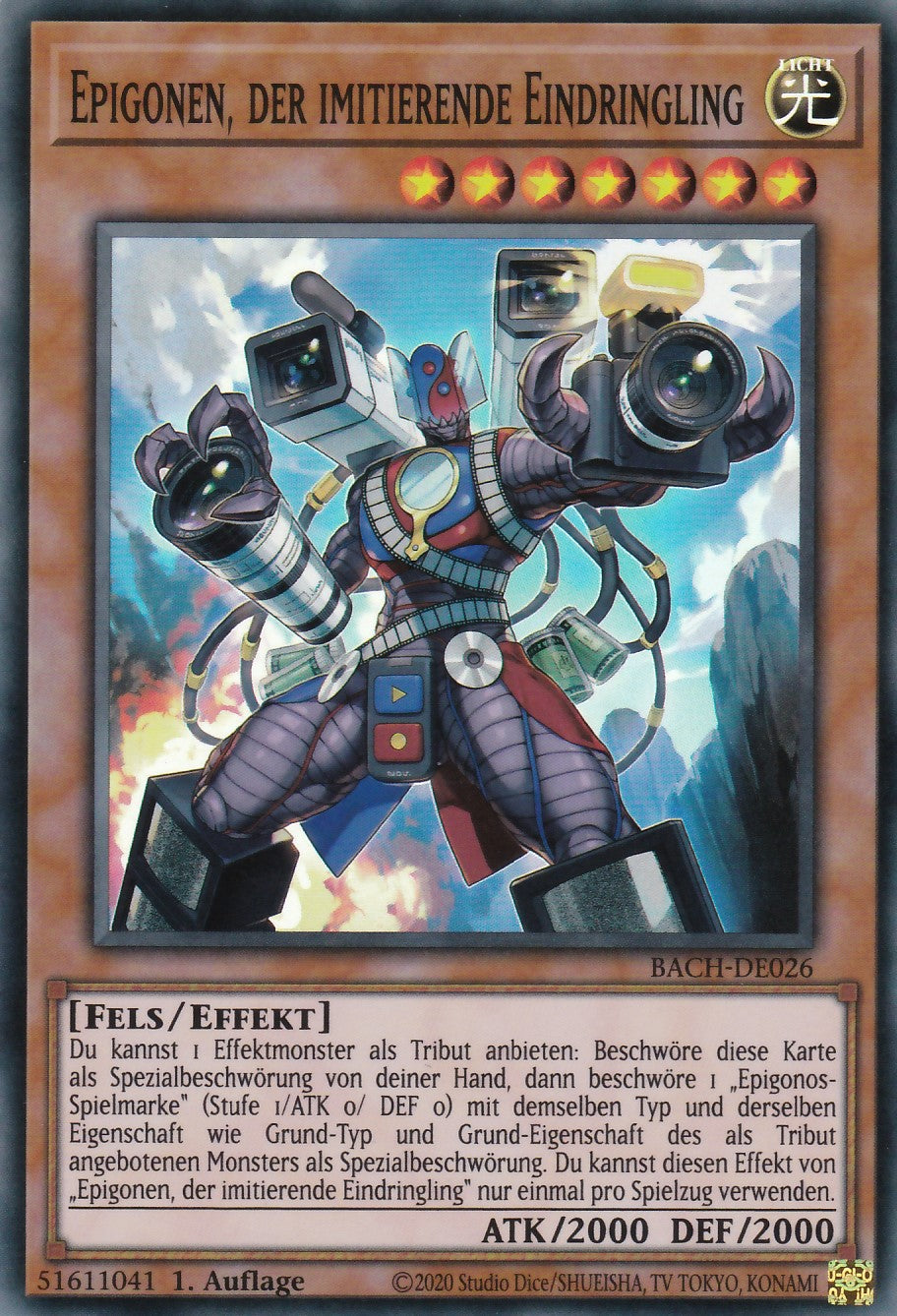 Epigonen, der imitierende Eindringling - BACH-DE026 - Super Rare - Deutsch - 1. Auflage - Battle of Chaos