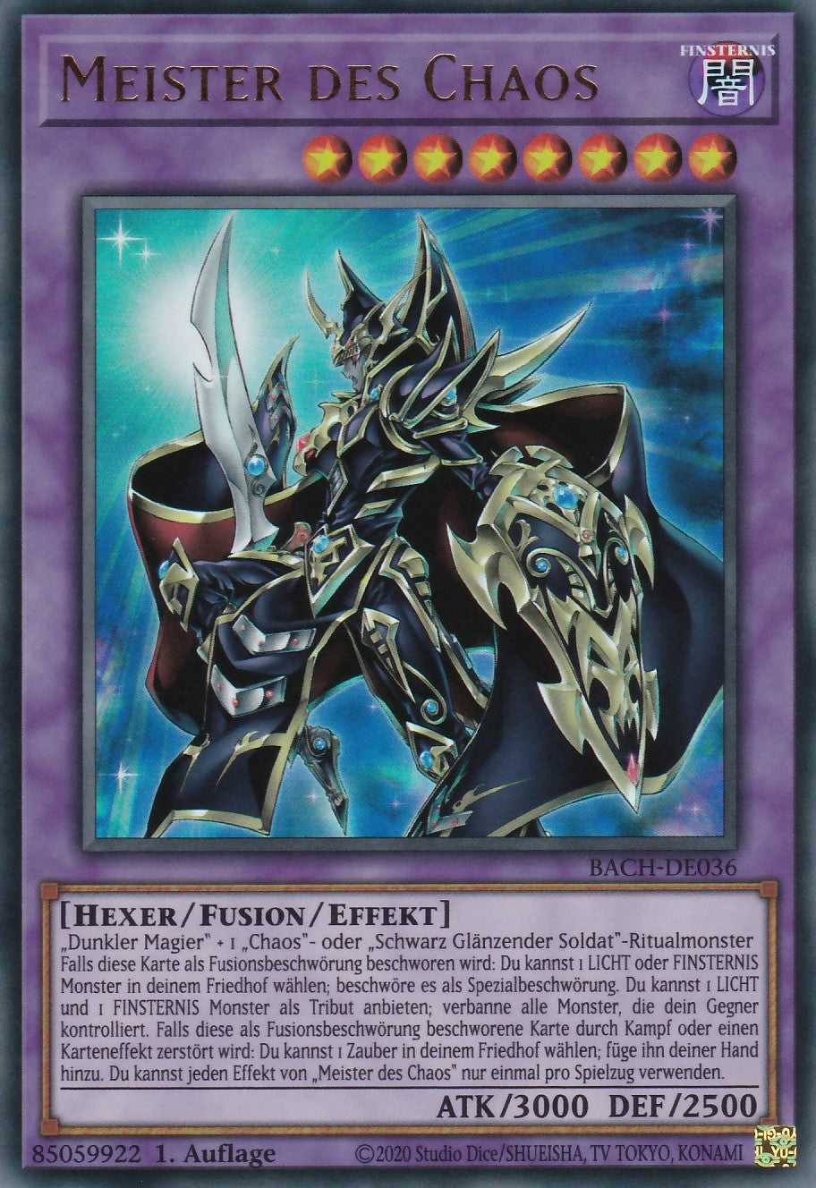 Meister des Chaos - BACH-DE036 - Ultra Rare - Deutsch - 1. Auflage - Battle of Chaos