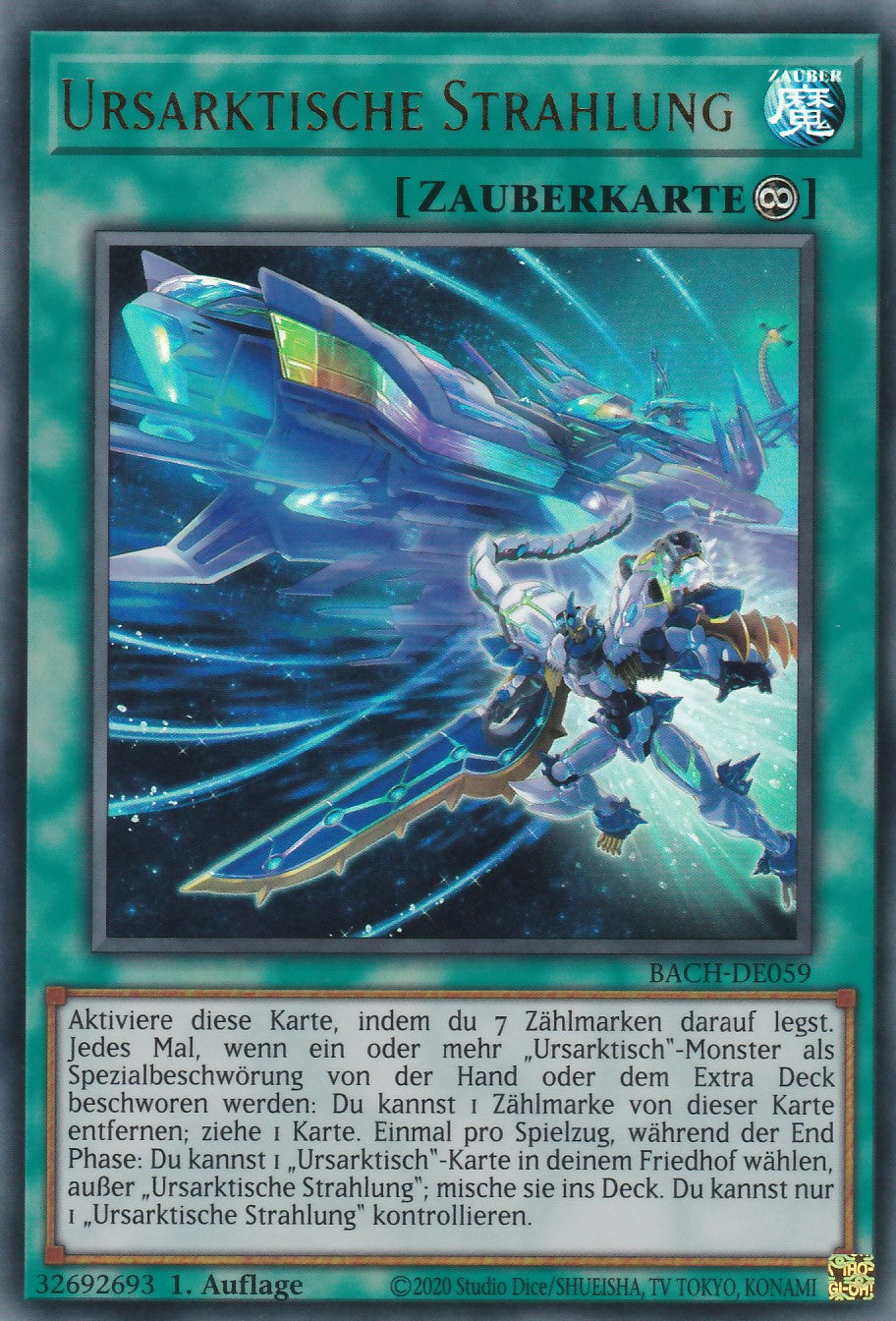 Ursarktische Strahlung - BACH-DE059 - Ultra Rare - Deutsch - 1. Auflage - Battle of Chaos