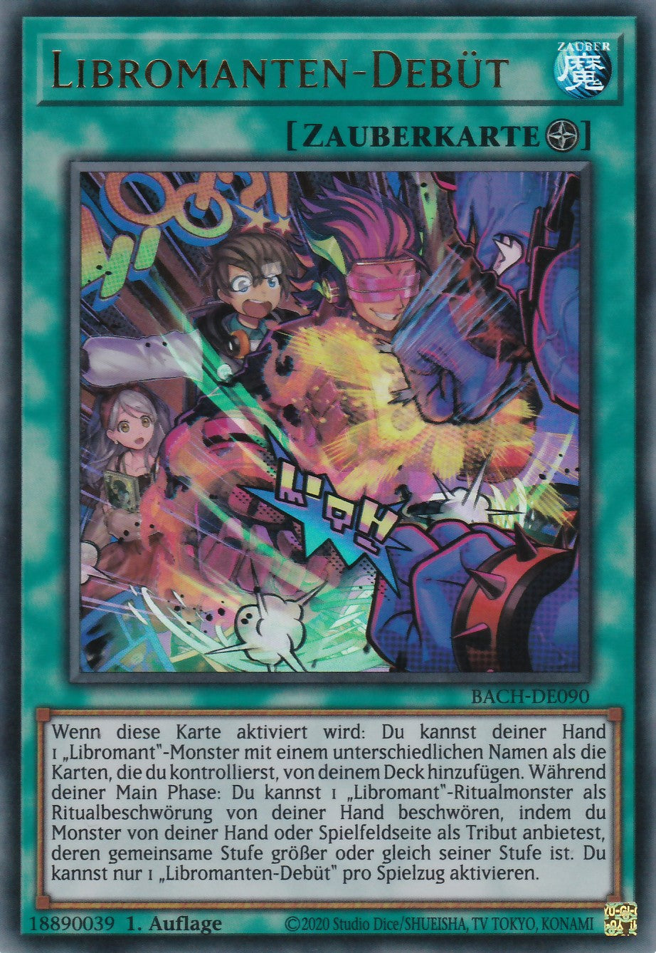 Libromanten-Debüt - BACH-DE090 - Ultra Rare - Deutsch - 1. Auflage - Battle of Chaos