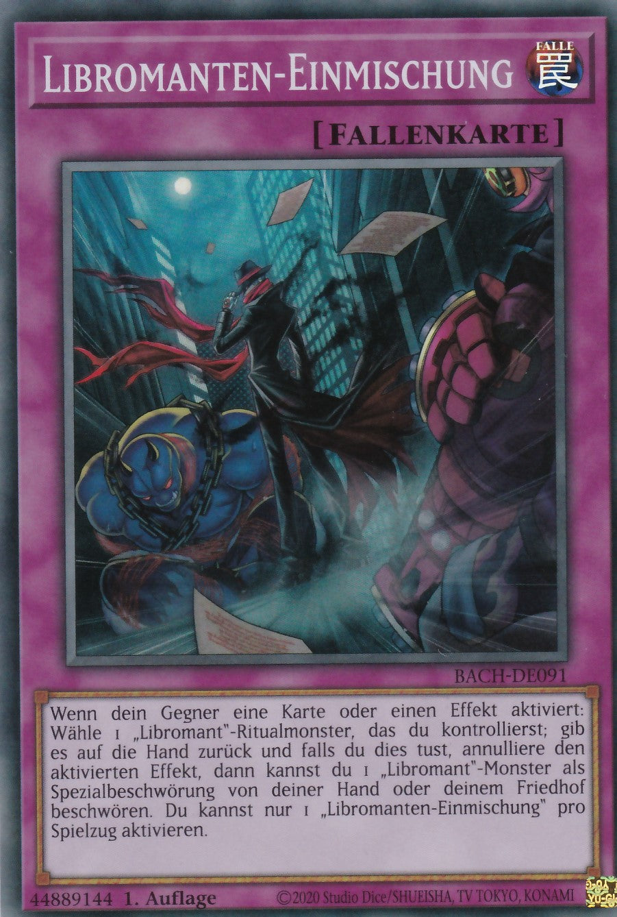 Libromanten-Einmischung - BACH-DE091 - Super Rare - Deutsch - 1. Auflage - Battle of Chaos