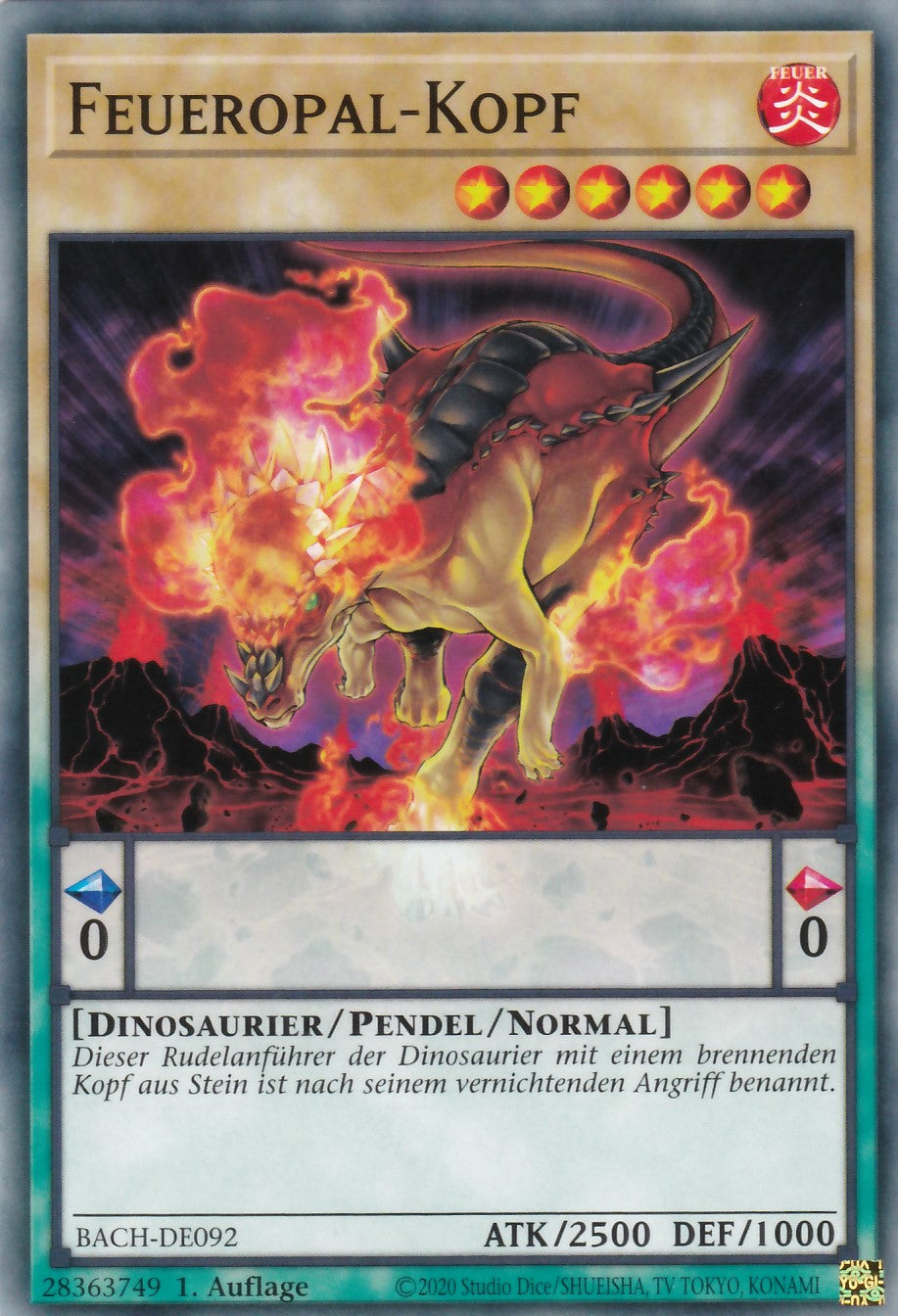 Feueropal-Kopf - BACH-DE092 - Common - Deutsch - 1. Auflage - Battle of Chaos