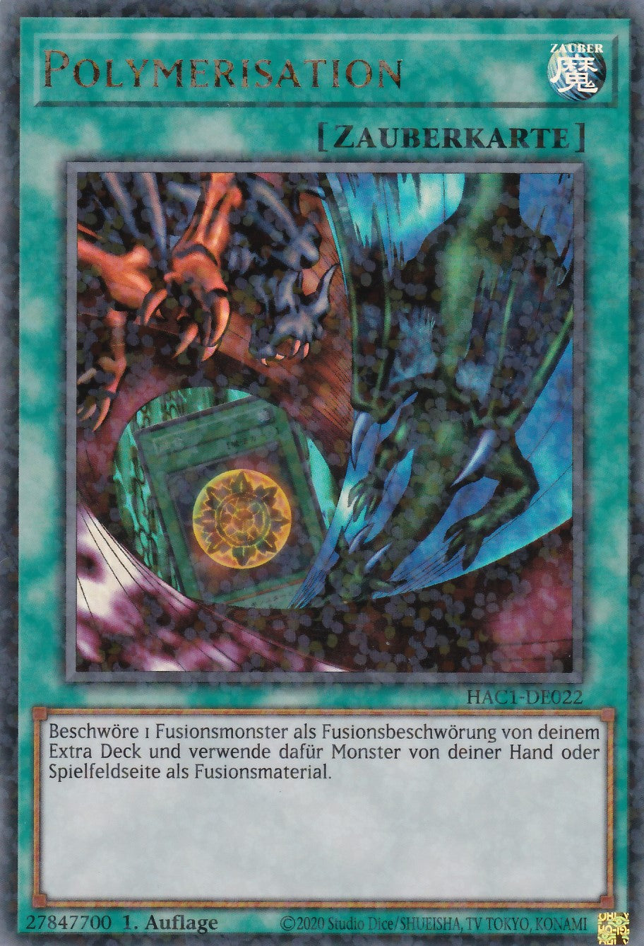 Polymerisation - HAC1-DE022 - Duel Terminal Ultra Rare - Deutsch - 1. Auflage - Hidden Arsenal Chapter 1