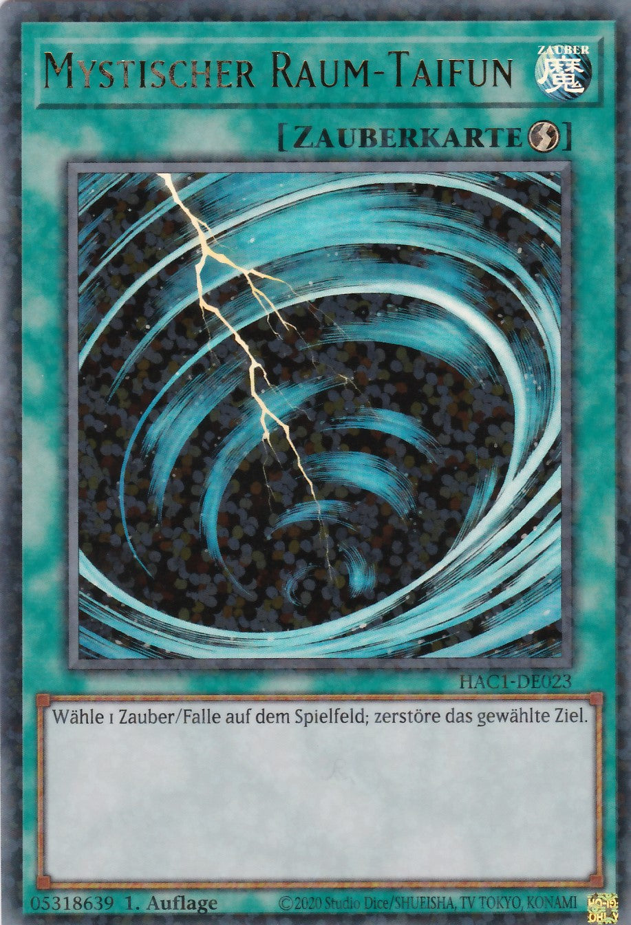 Mystischer Raum-Taifun - HAC1-DE023 - Duel Terminal Ultra Rare - Deutsch - 1. Auflage - Hidden Arsenal Chapter 1