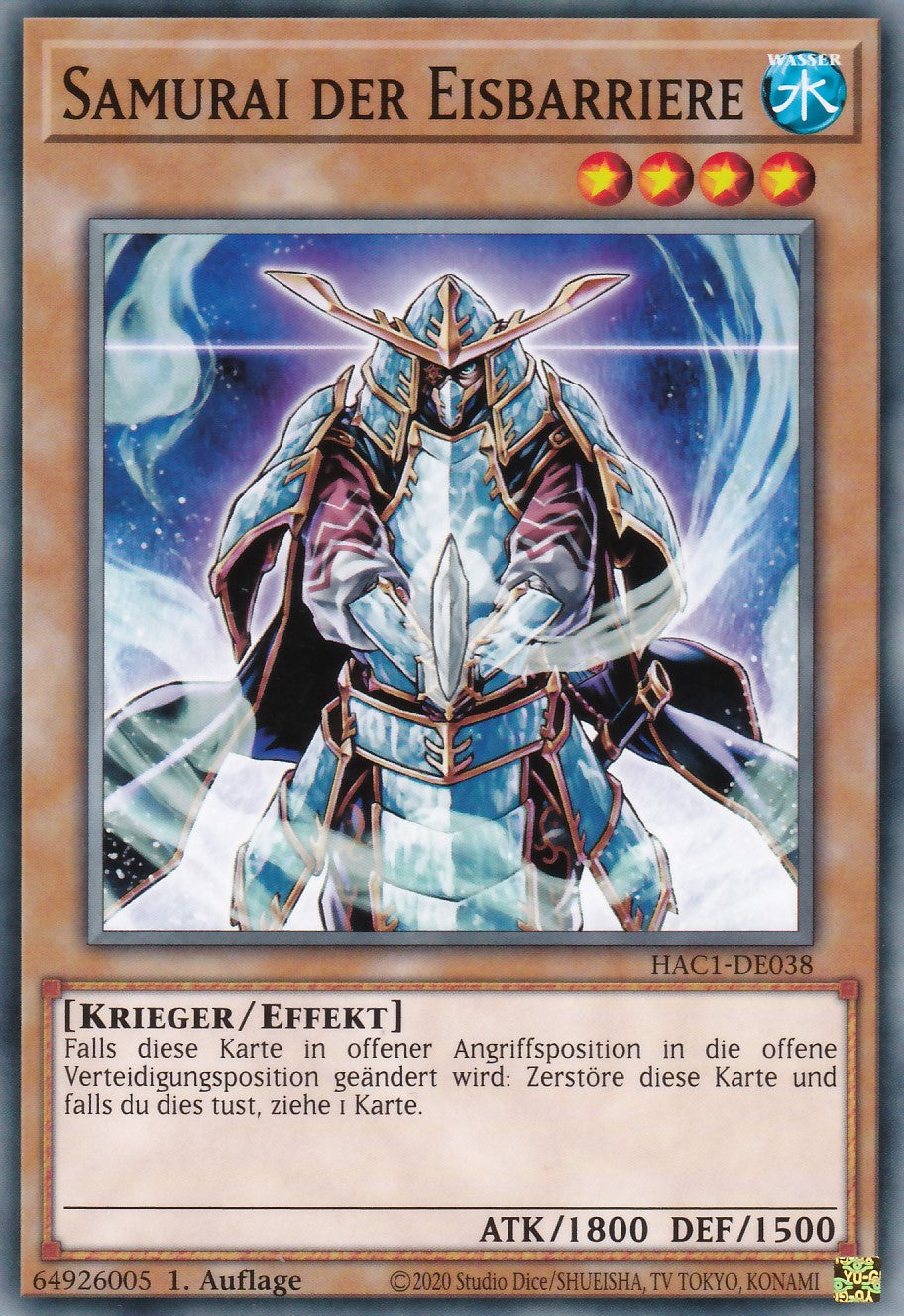 Samurai der Eisbarriere - HAC1-DE038 - Common - Deutsch - 1. Auflage - Hidden Arsenal Chapter 1