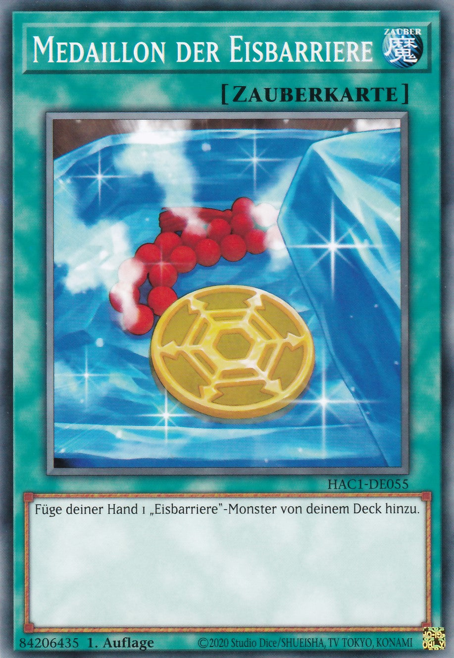 Medaillon der Eisbarriere - HAC1-DE055 - Common - Deutsch - 1. Auflage - Hidden Arsenal Chapter 1