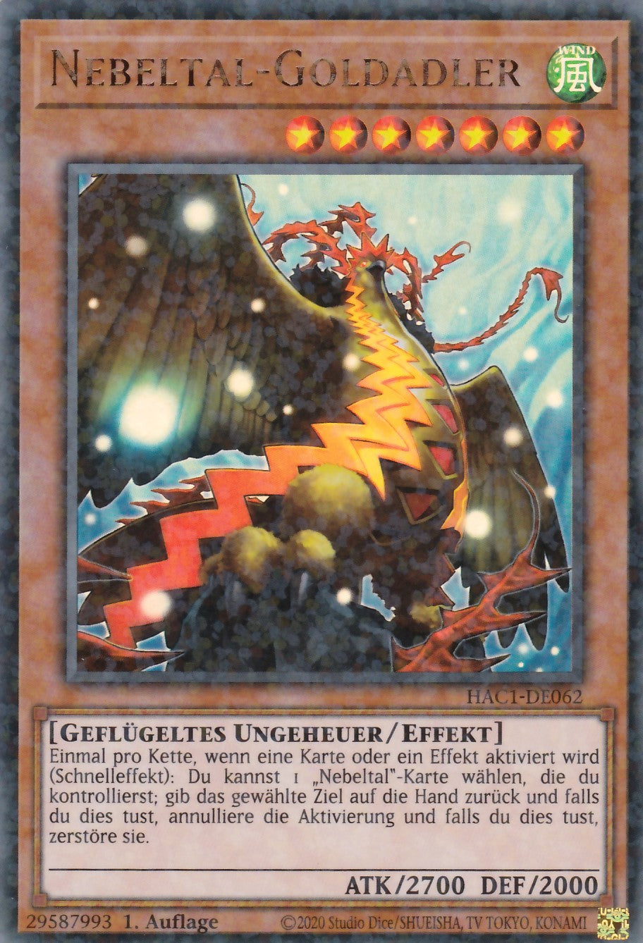 Nebeltal-Goldadler - HAC1-DE062 - Duel Terminal Ultra Rare - Deutsch - 1. Auflage - Hidden Arsenal Chapter 1