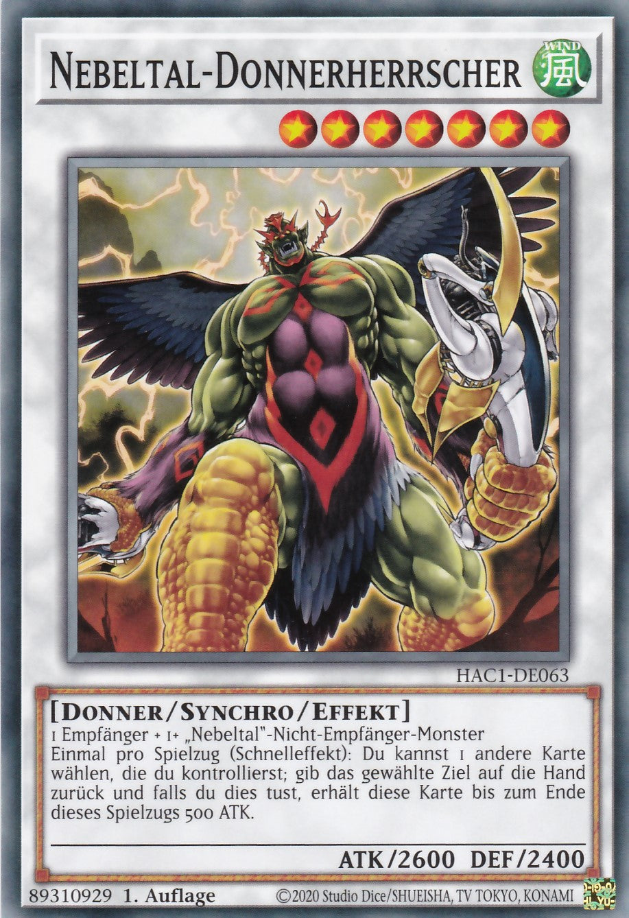 Nebeltal-Donnerherrscher - HAC1-DE063 - Common - Deutsch - 1. Auflage - Hidden Arsenal Chapter 1