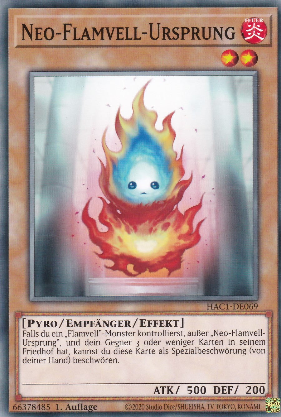 Neo-Flamvell-Ursprung - HAC1-DE069 - Common - Deutsch - 1. Auflage - Hidden Arsenal Chapter 1