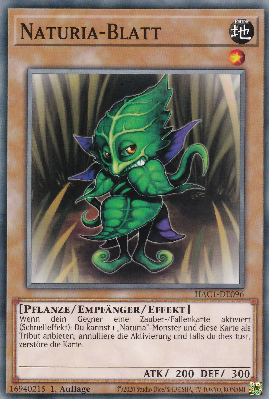 Naturia-Blatt - HAC1-DE096 - Common - Deutsch - 1. Auflage - Hidden Arsenal Chapter 1