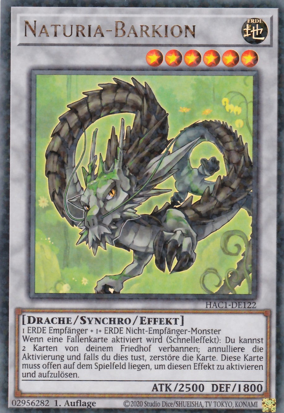 Naturia-Barkion - HAC1-DE122 - Duel Terminal Ultra Rare - Deutsch - 1. Auflage - Hidden Arsenal Chapter 1