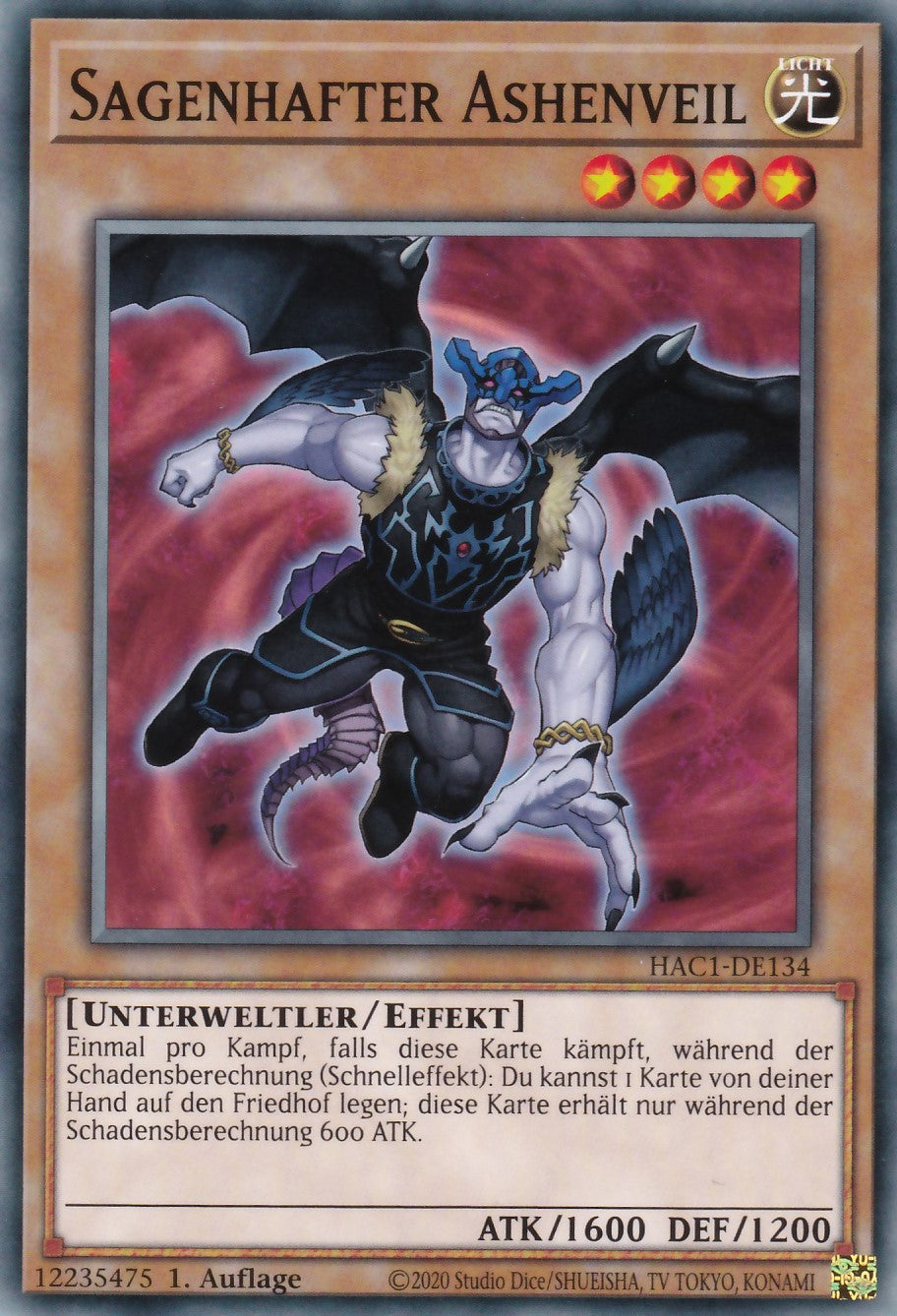 Sagenhafter Ashenveil - HAC1-DE134 - Common - Deutsch - 1. Auflage - Hidden Arsenal Chapter 1