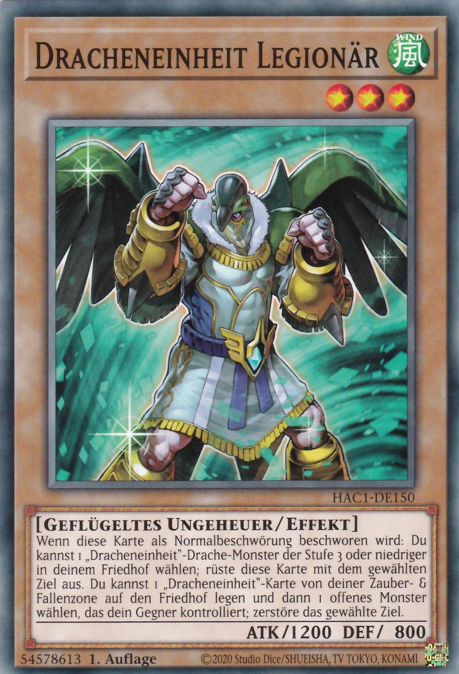 Dracheneinheit Legionär - HAC1-DE150 - Common - Deutsch - 1. Auflage - Hidden Arsenal Chapter 1