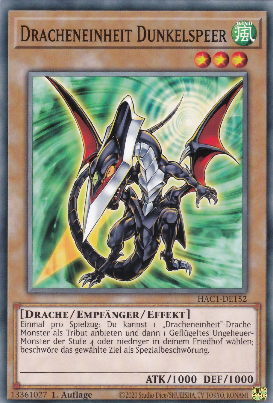 Dracheneinheit Dunkelspeer - HAC1-DE152 - Common - Deutsch - 1. Auflage - Hidden Arsenal Chapter 1