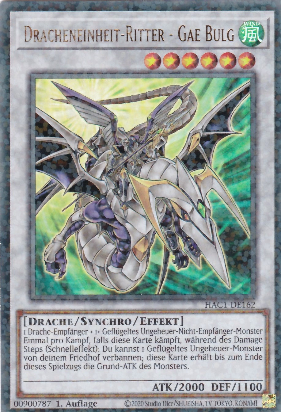 Dracheneinheit-Ritter - Gae Bulg - HAC1-DE162 - Duel Terminal Ultra Rare - Deutsch - 1. Auflage - Hidden Arsenal Chapter 1
