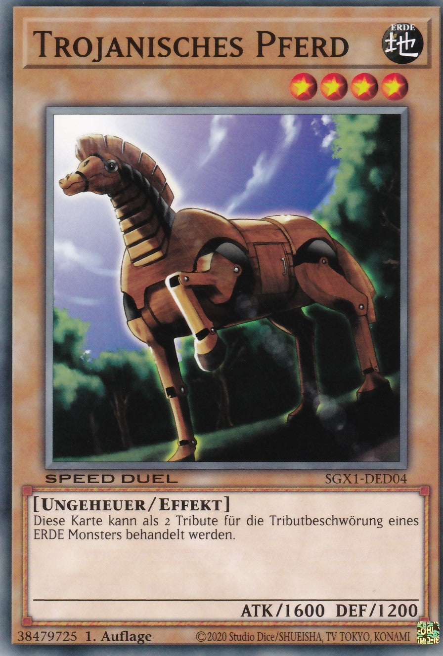 Trojanisches Pferd - SGX1-DED04 - Common - Deutsch - 1. Auflage - Speed Duel GX: Duel Academy Box