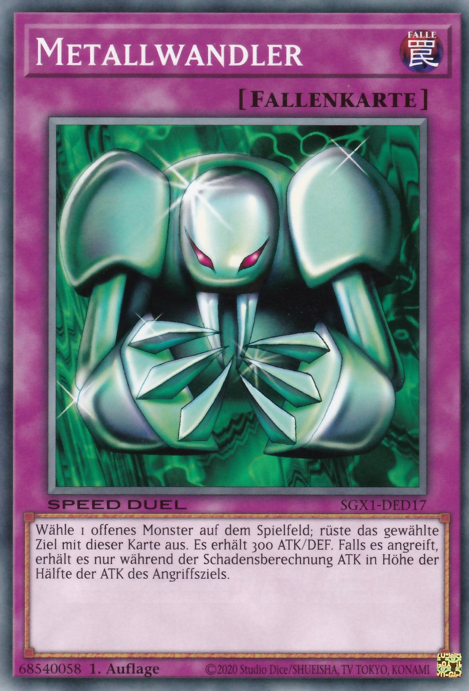 Metallwandler - SGX1-DED17 - Common - Deutsch - 1. Auflage - Speed Duel GX: Duel Academy Box
