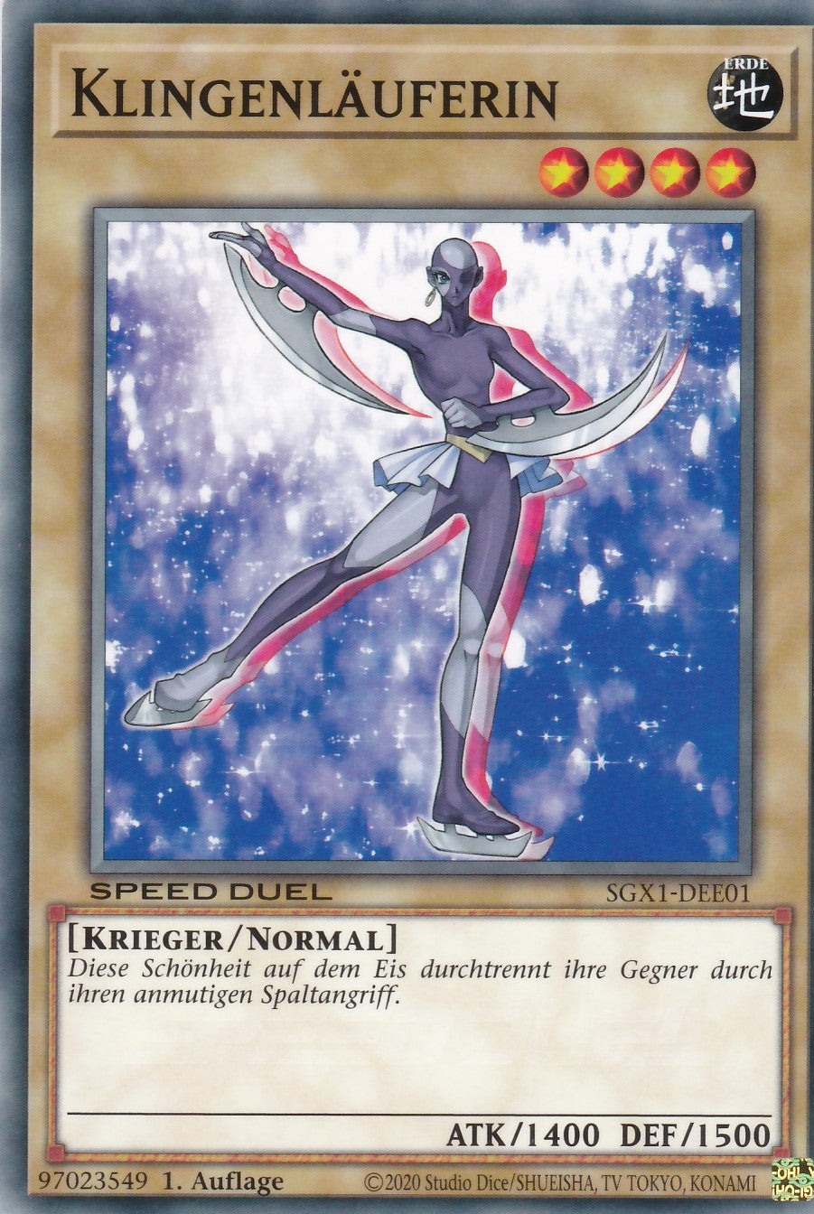Klingenläuferin - SGX1-DEE01 - Common - Deutsch - 1. Auflage - Speed Duel GX: Duel Academy Box