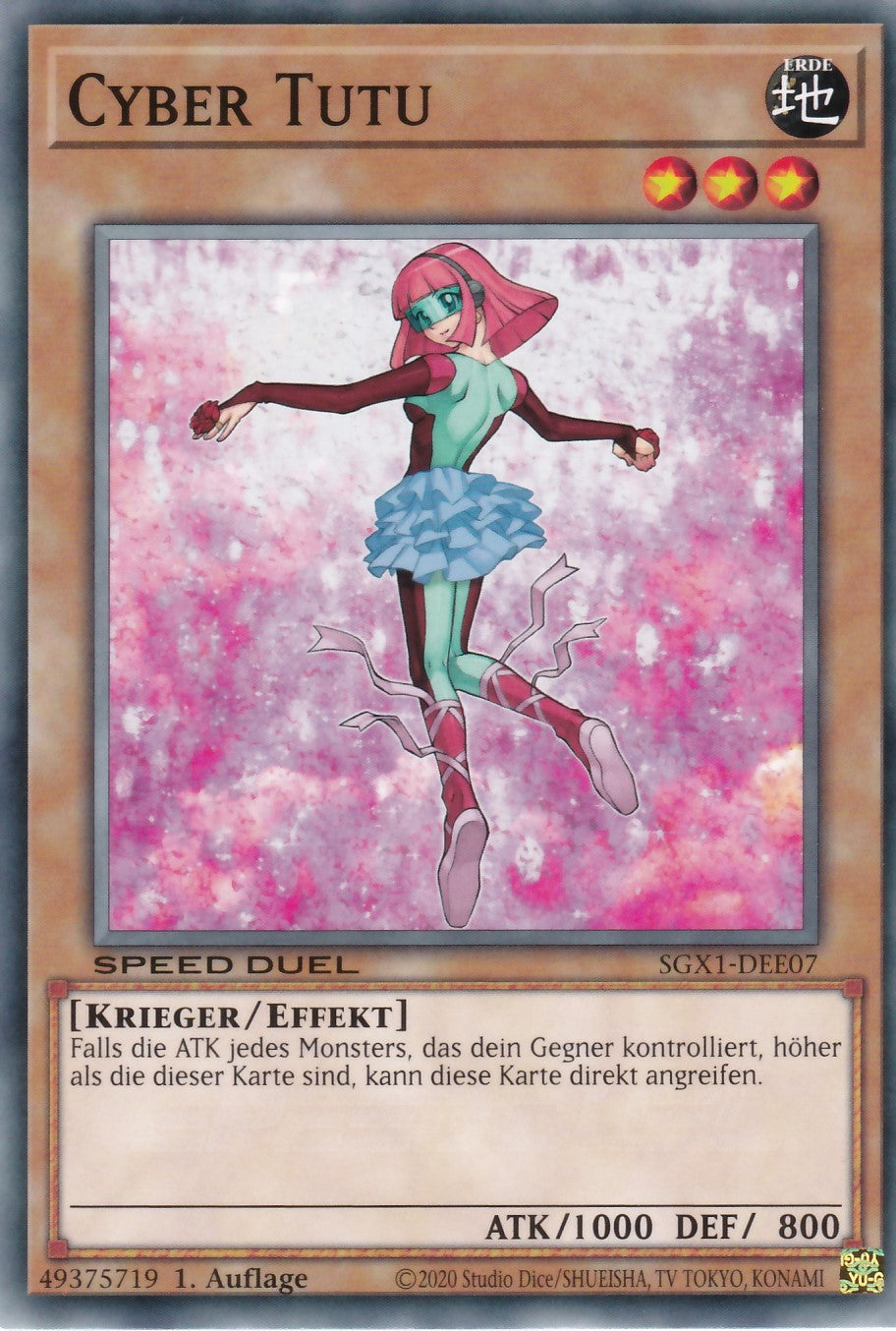 Cyber Tutu - SGX1-DEE07 - Common - Deutsch - 1. Auflage - Speed Duel GX: Duel Academy Box