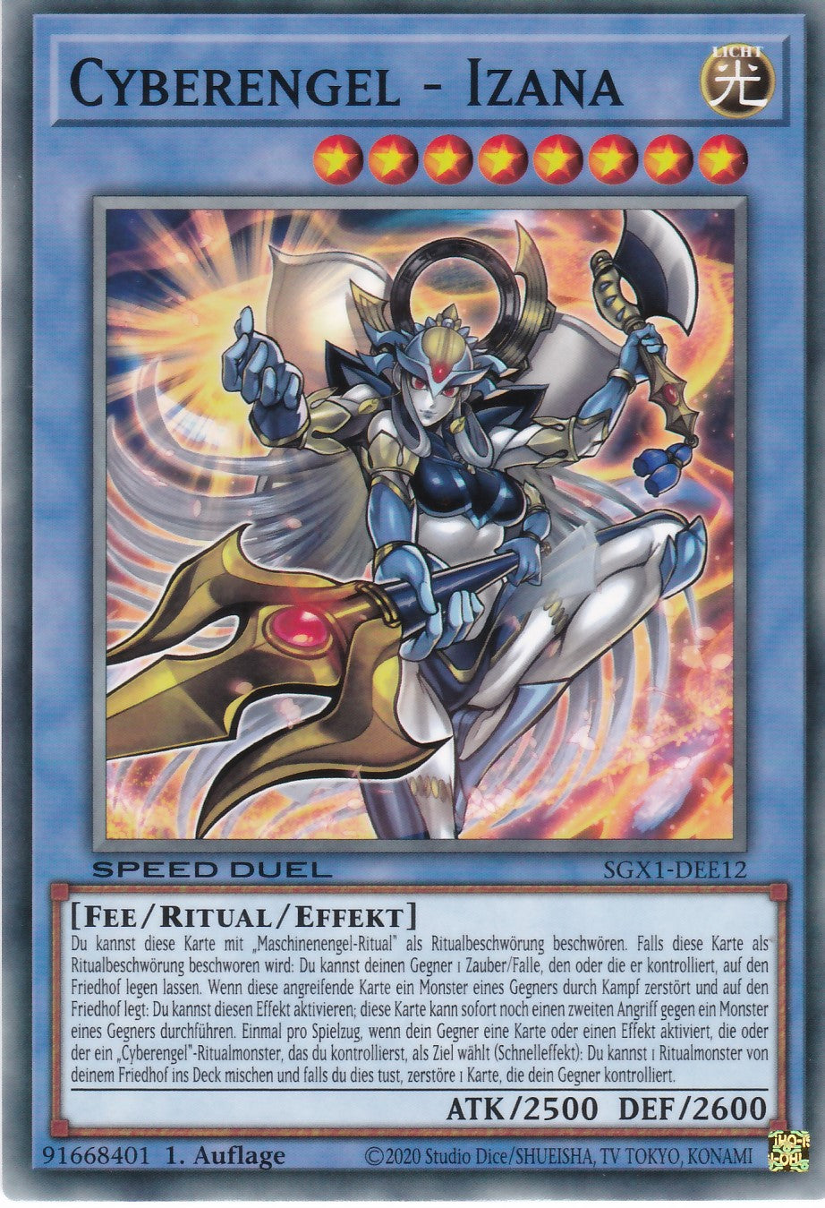 Cyberengel - Izana - SGX1-DEE12 - Common - Deutsch - 1. Auflage - Speed Duel GX: Duel Academy Box